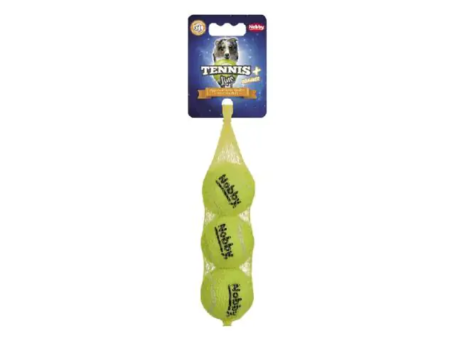 4033766604812 Nobby Tennisball mit Squeaker S 5,0 cm 3er Netz