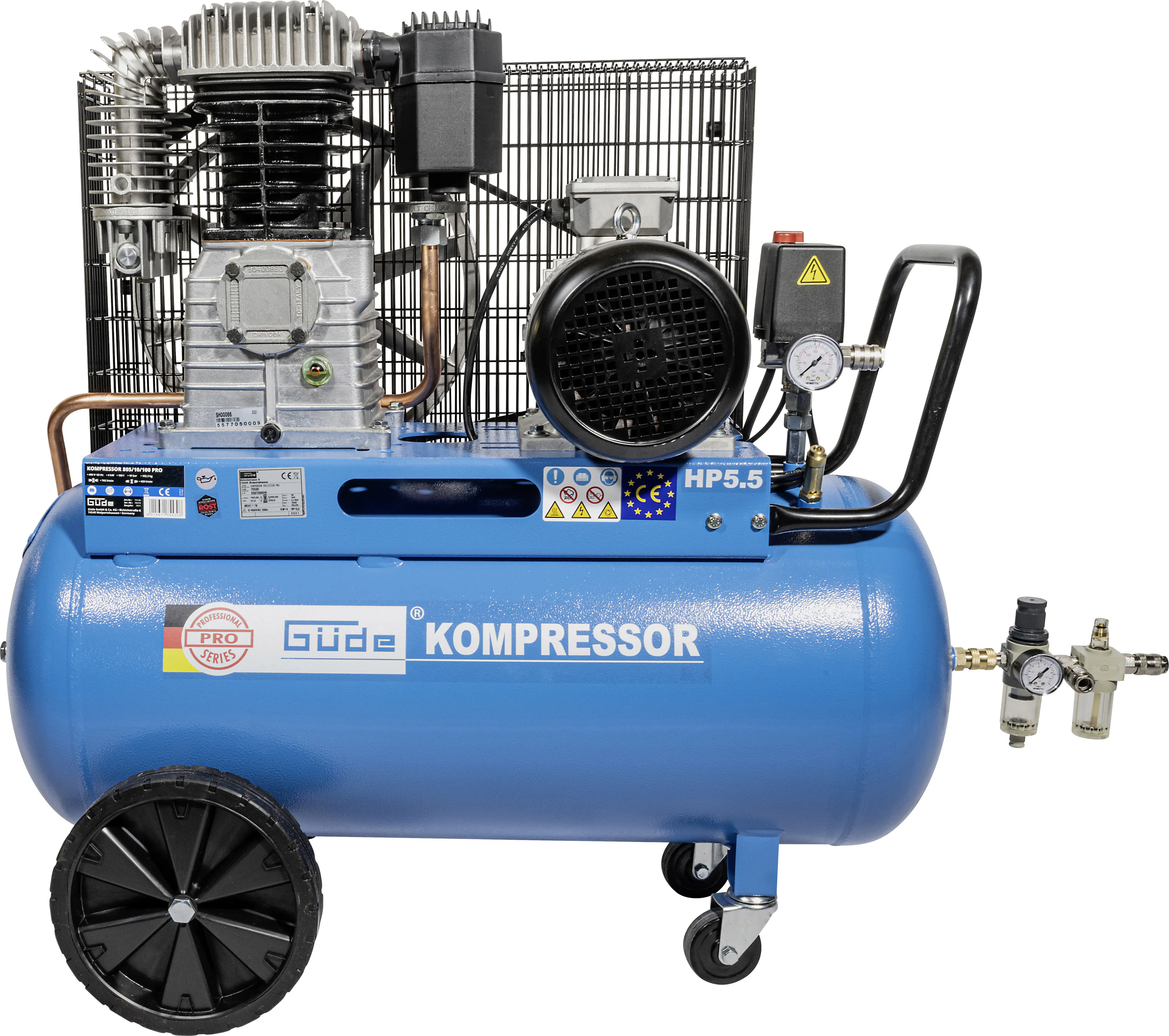 Güde Kompressor 805/10/100 PRO 10 bar 100 l 765 l/min 4 kW