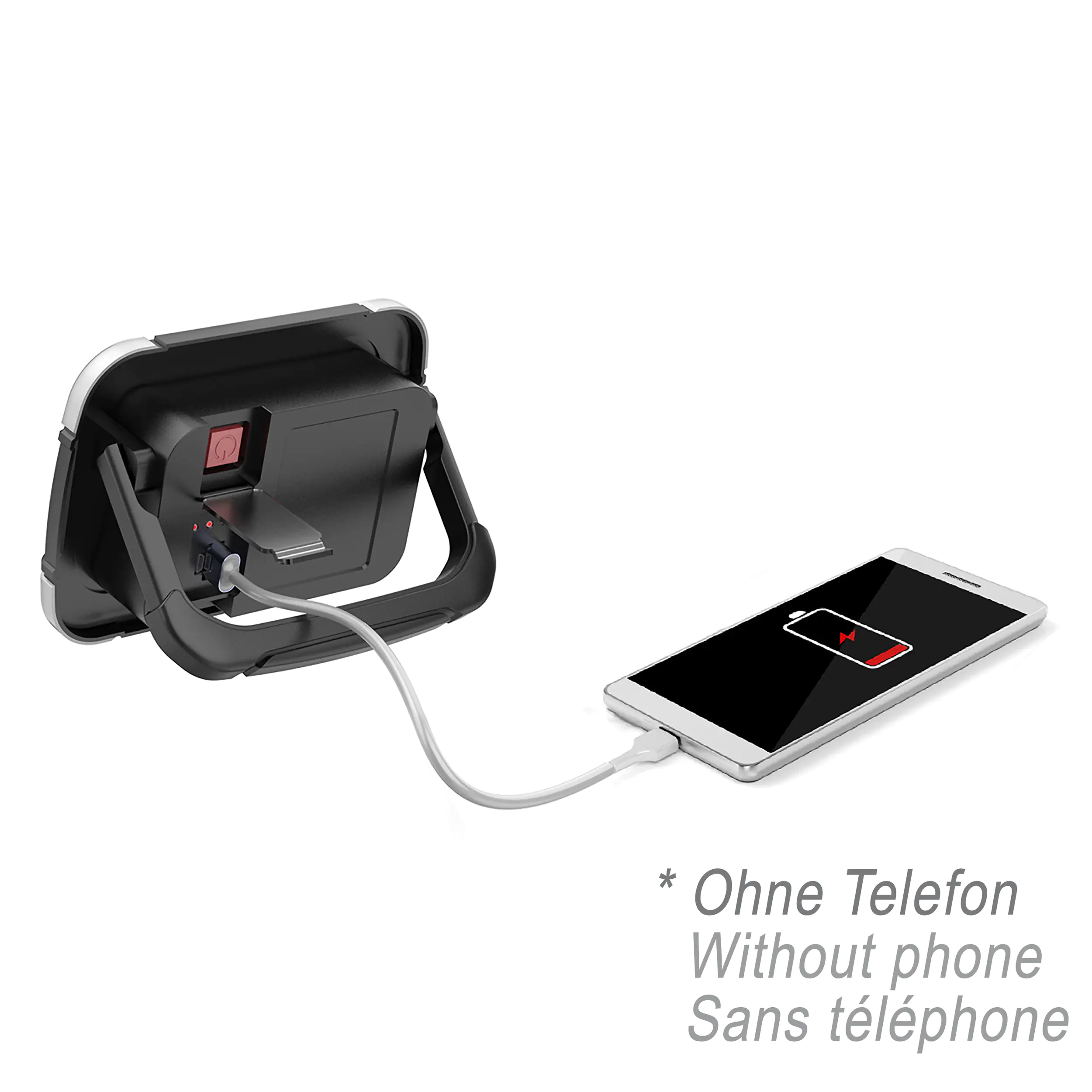 Müller Licht LED Baustrahler Jack schwarz/grau