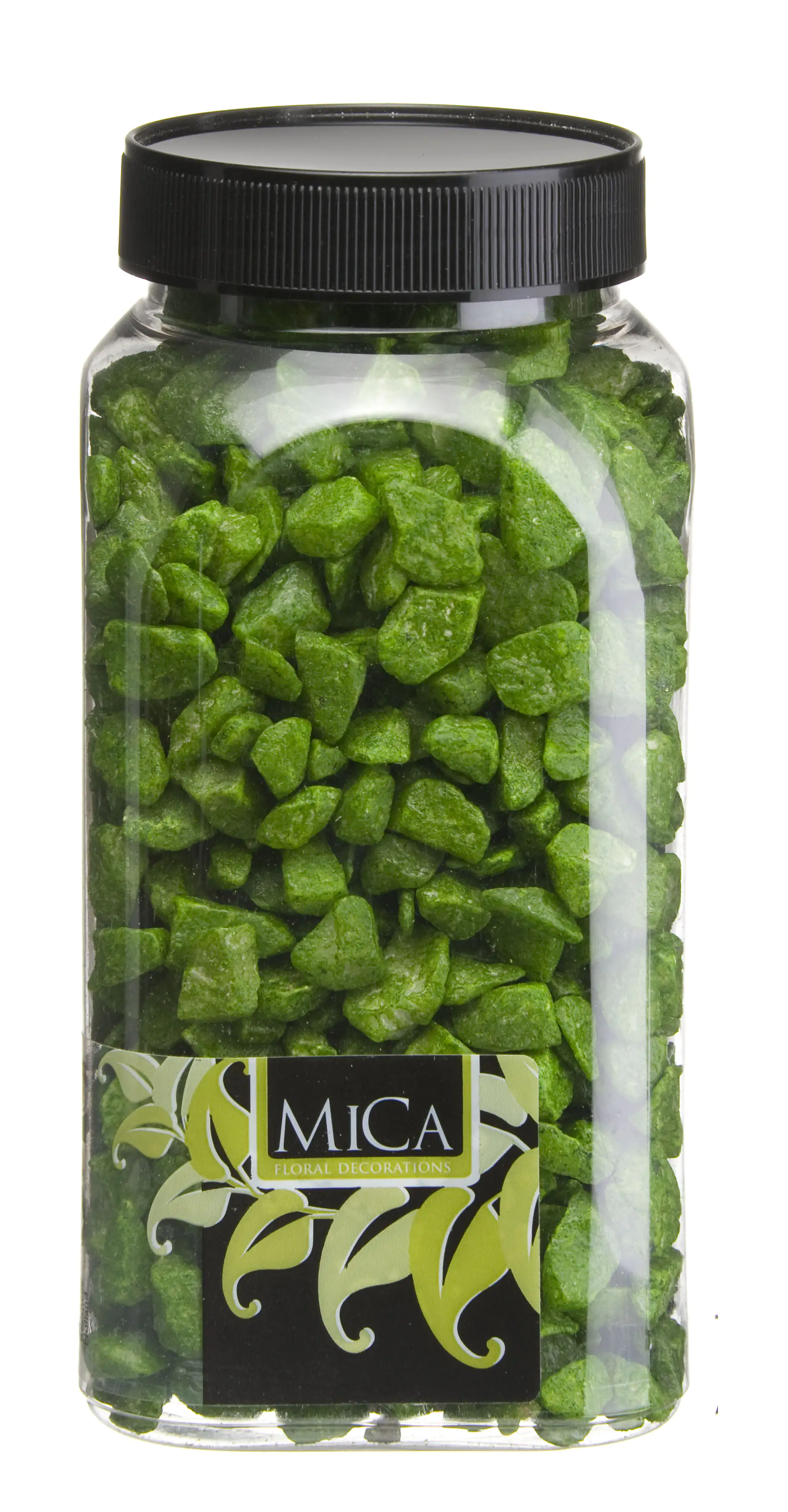 Mica Decorations Dekorative Steine grün 650 ml 1 kg