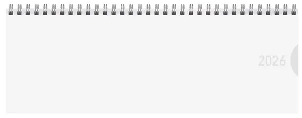 Korsch Tischkalender Classic Colourlux 2026 weiß