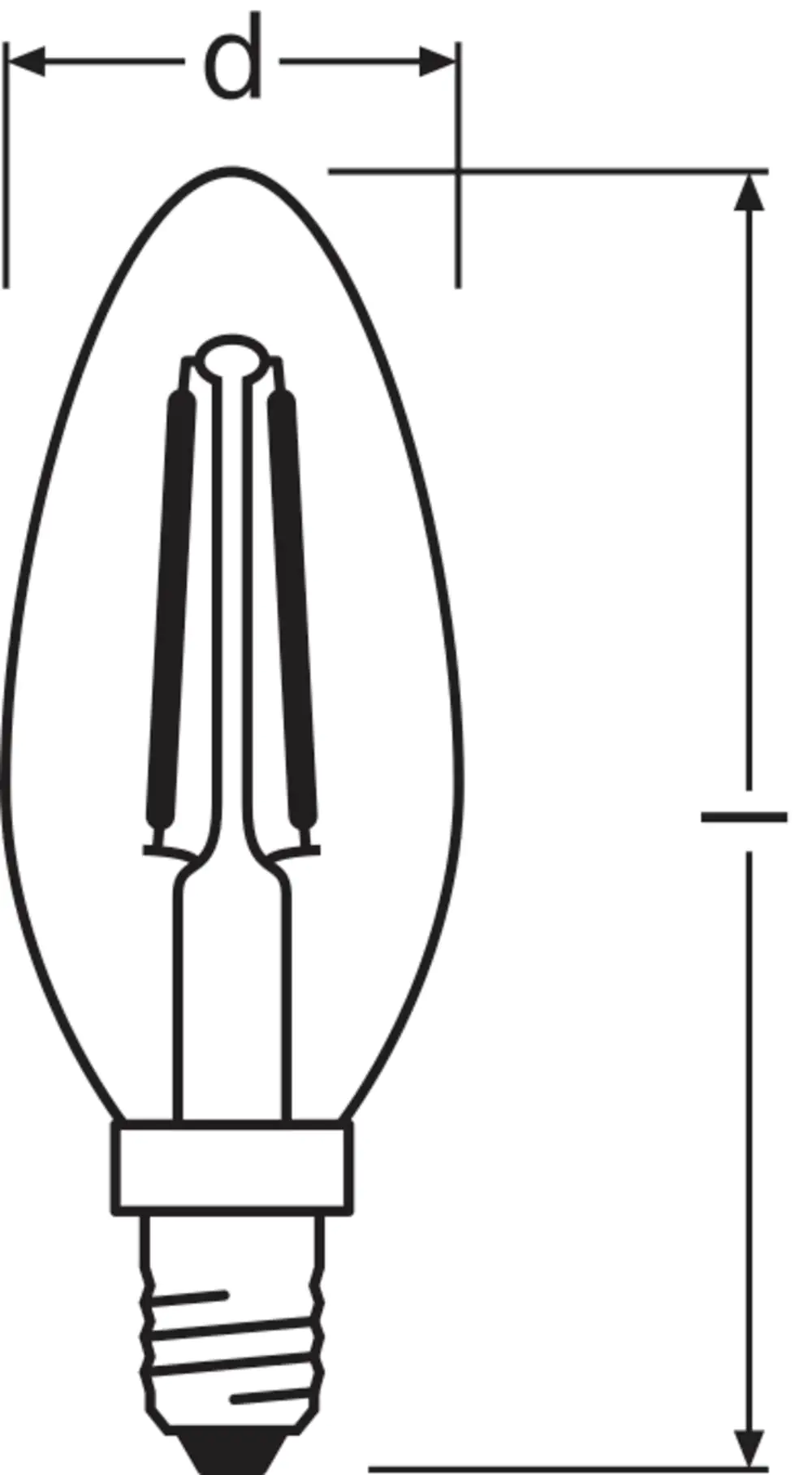 Osram LED Leuchtmittel Retrofit CLB 25 E14 2,5W warmweiß, klar Osram LED Leuchtmittel Retrofit CLB 25 E14 2,5W warmweiß, klar