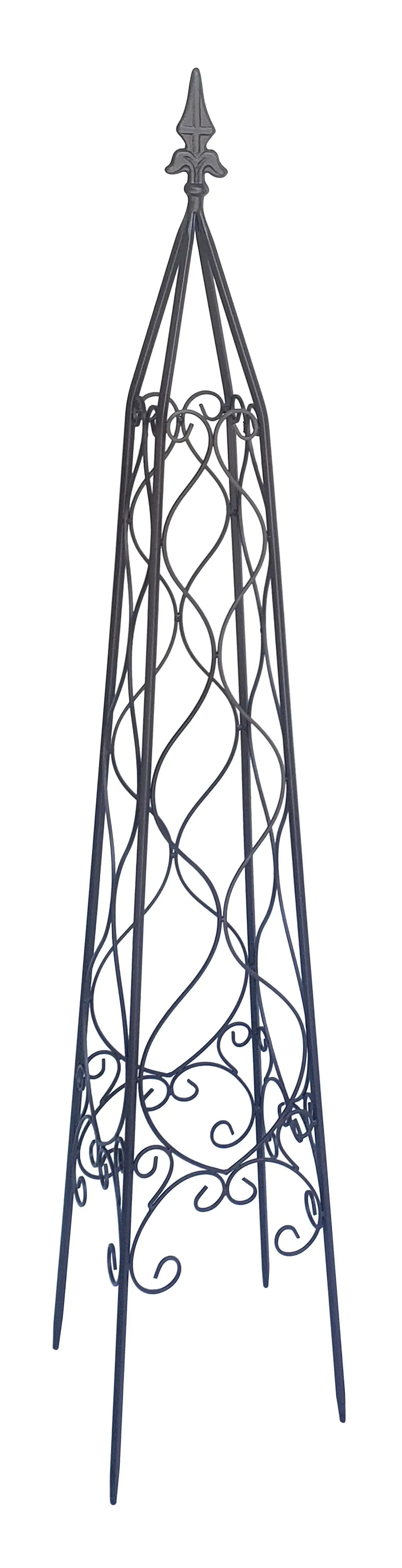 TrendLine Metallobelisk 121 cm grau