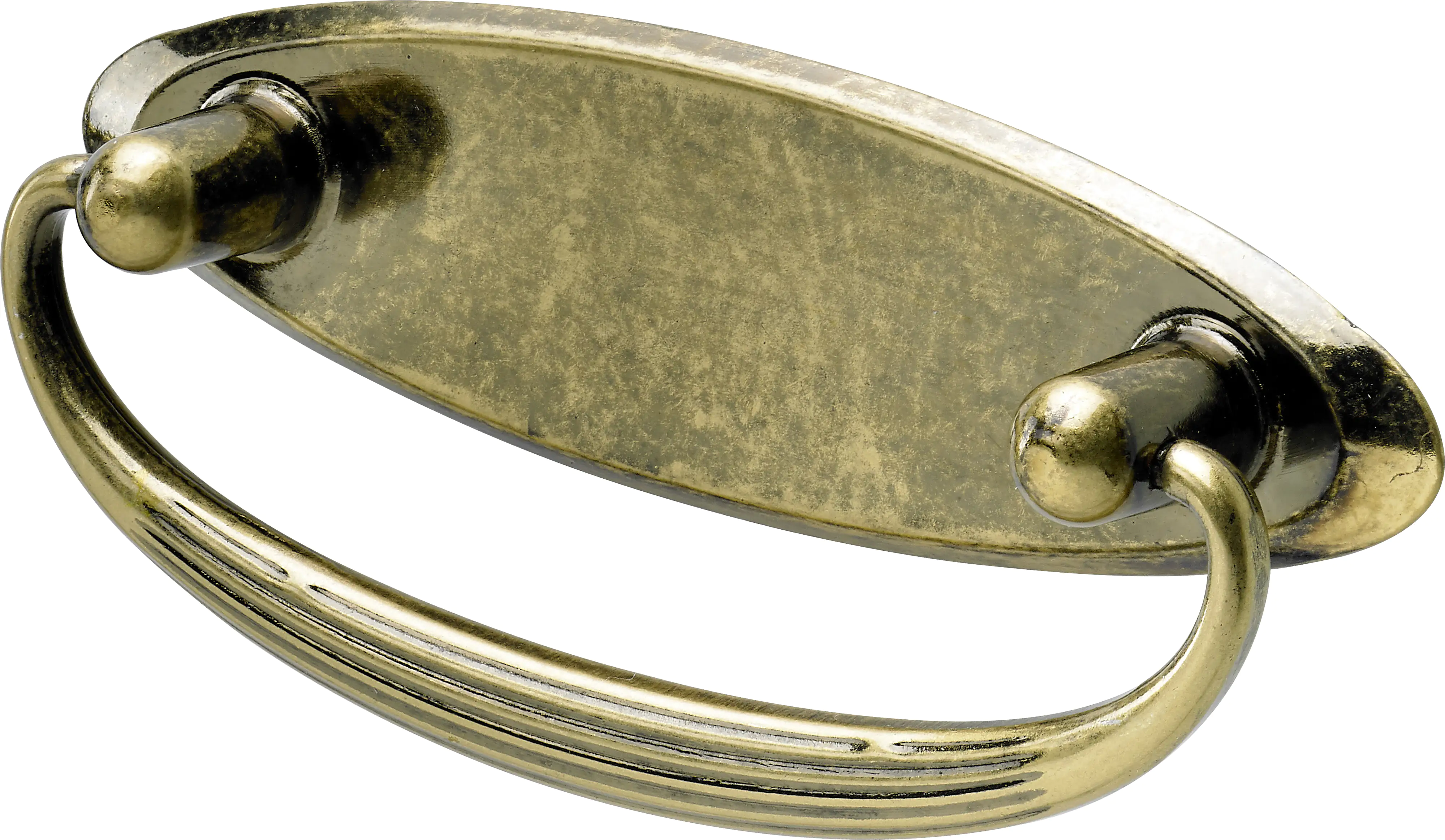 Hettich Möbelgriff Zinkdruckguss oval 30,0 x 94,0 x 14,0 mm - 1 Stück