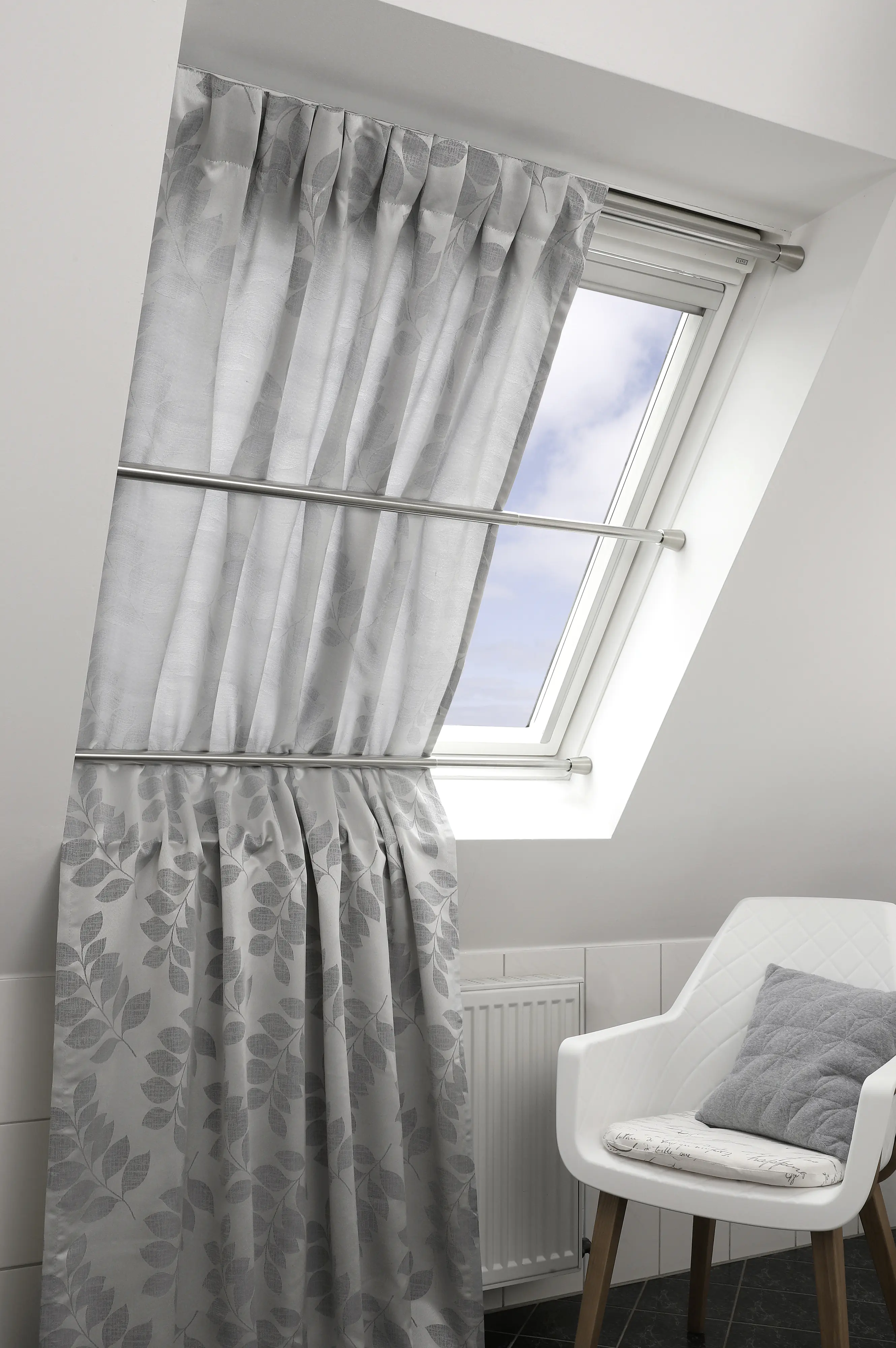 Gardinia Spannstange Ø 23-26 mm Edelstahl 90 cm - 140 cm