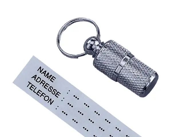 4033766795305 Nobby Adressanhänger chromfarben 26 mm