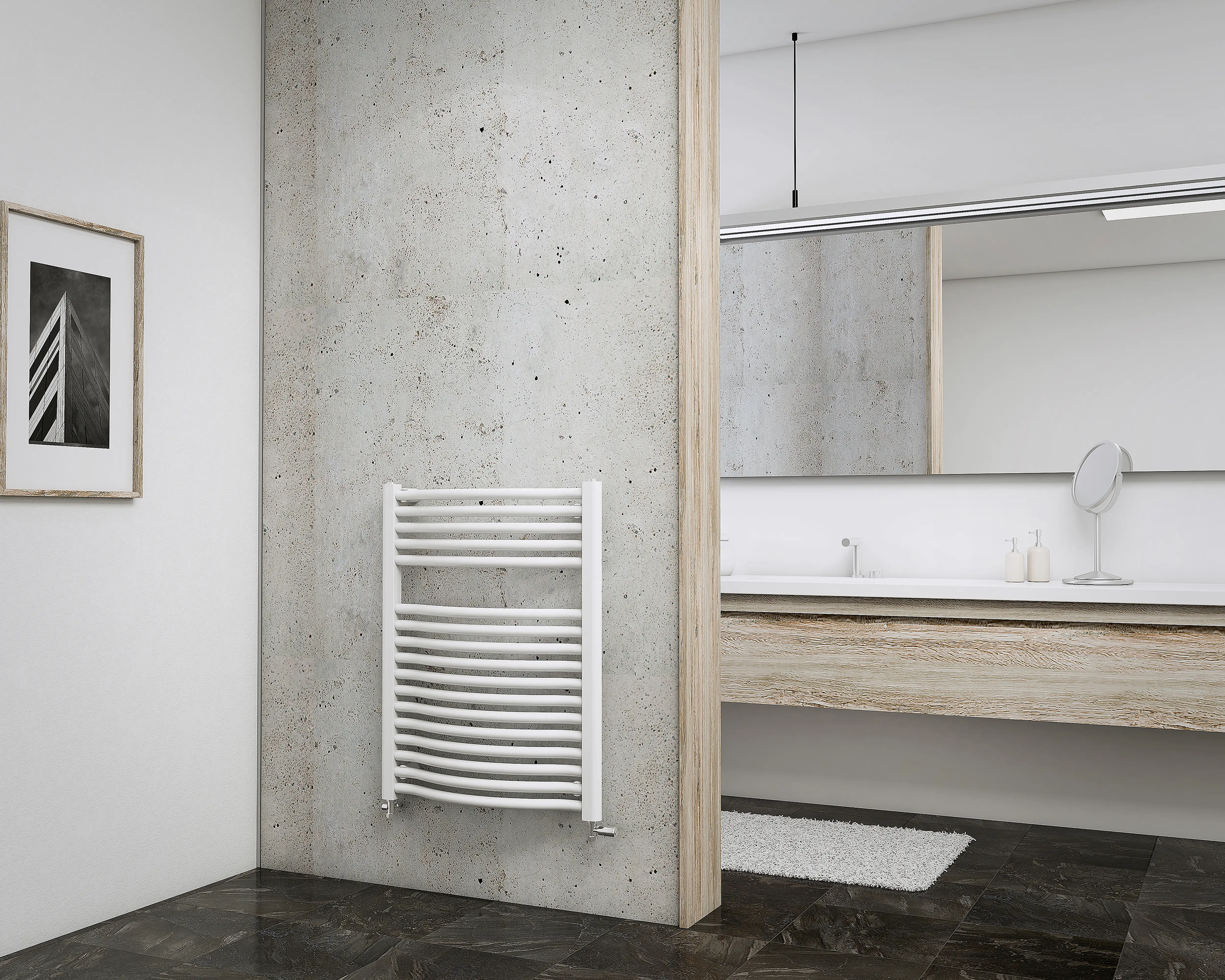 Schulte Badheizkörper Olympia 77,5 x 60 cm 538 Watt