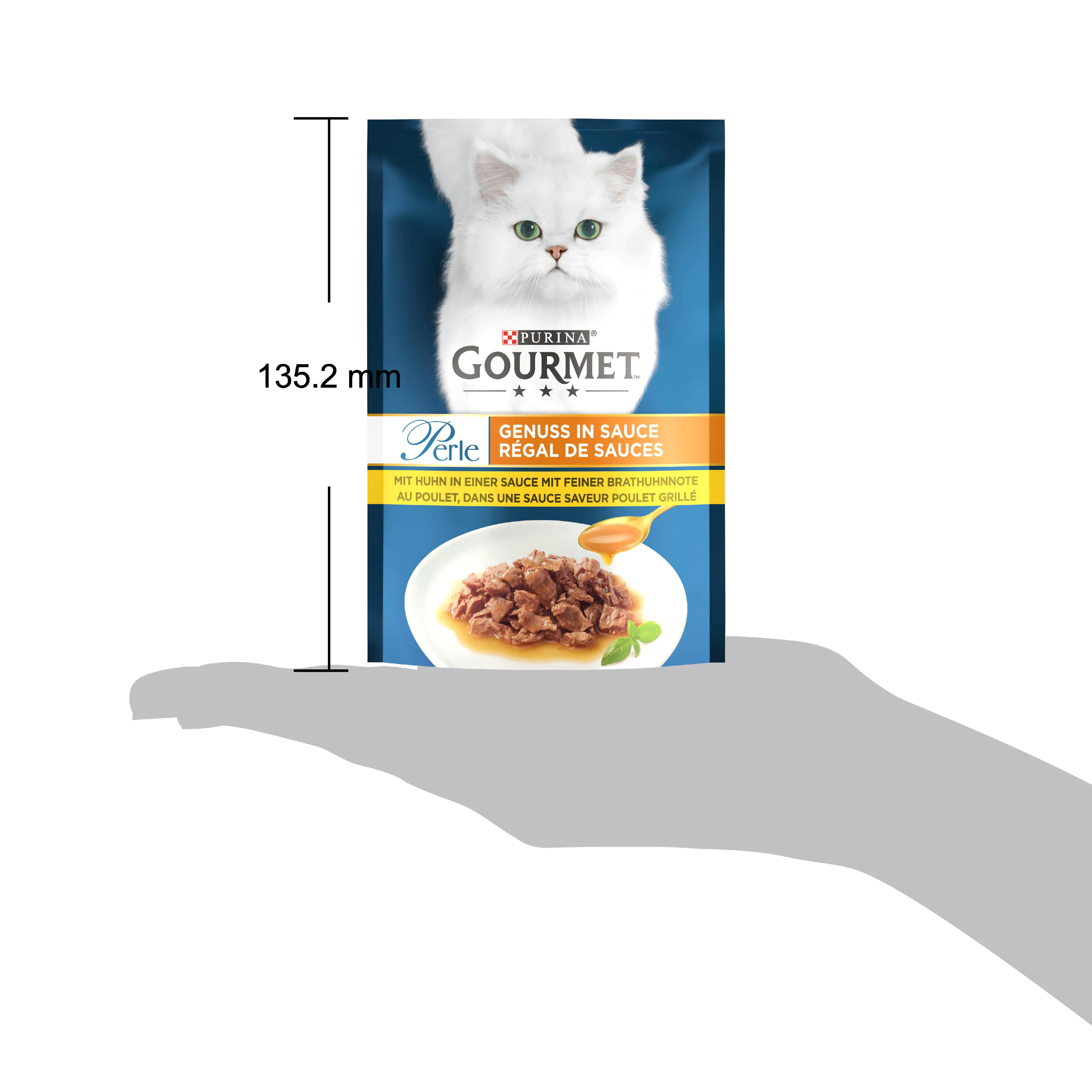 Gourmet Perle Genuss in Sauce mit Huhn 85 g Gourmet Perle Genuss in Sauce mit Huhn 85 g
