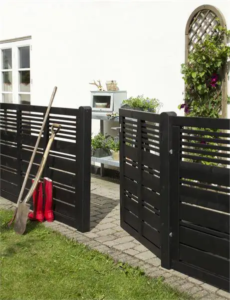 Plus Sichtschutzelement Silence 176 x 110 cm schwarz Plus Sichtschutzelement Silence 176 x 110 cm schwarz