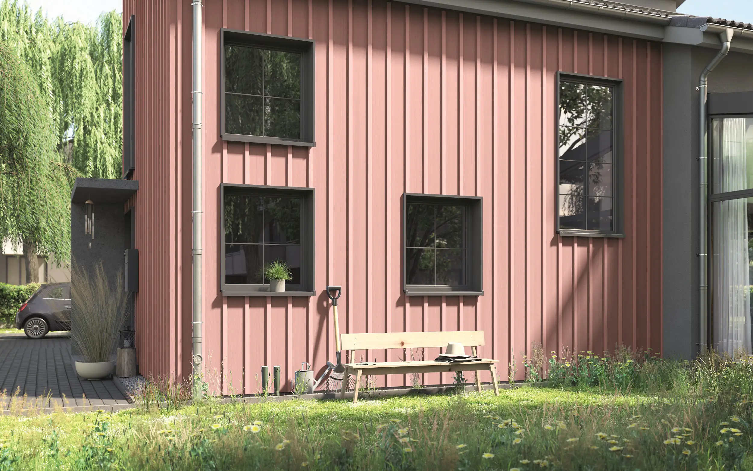 Alpina Wetterschutzfarbe halbdeckend 0,75 L kirschblütenrosa