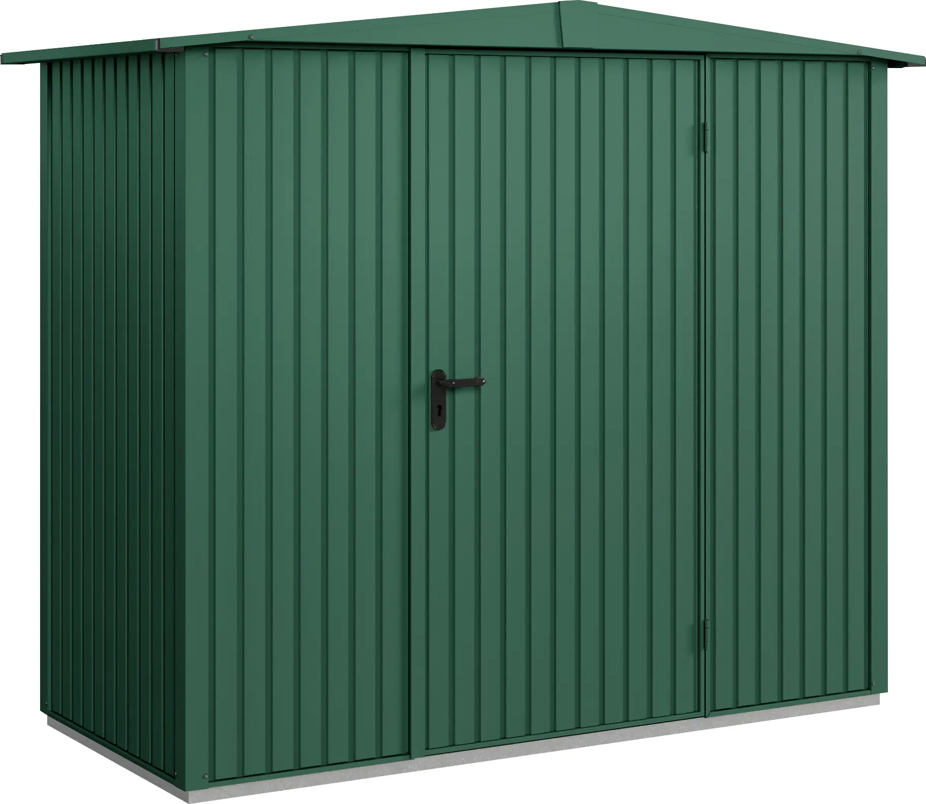 Ecostar Gerätehaus Trend-S Typ 1 258,8 x 121,3 x 216 cm moosgrün