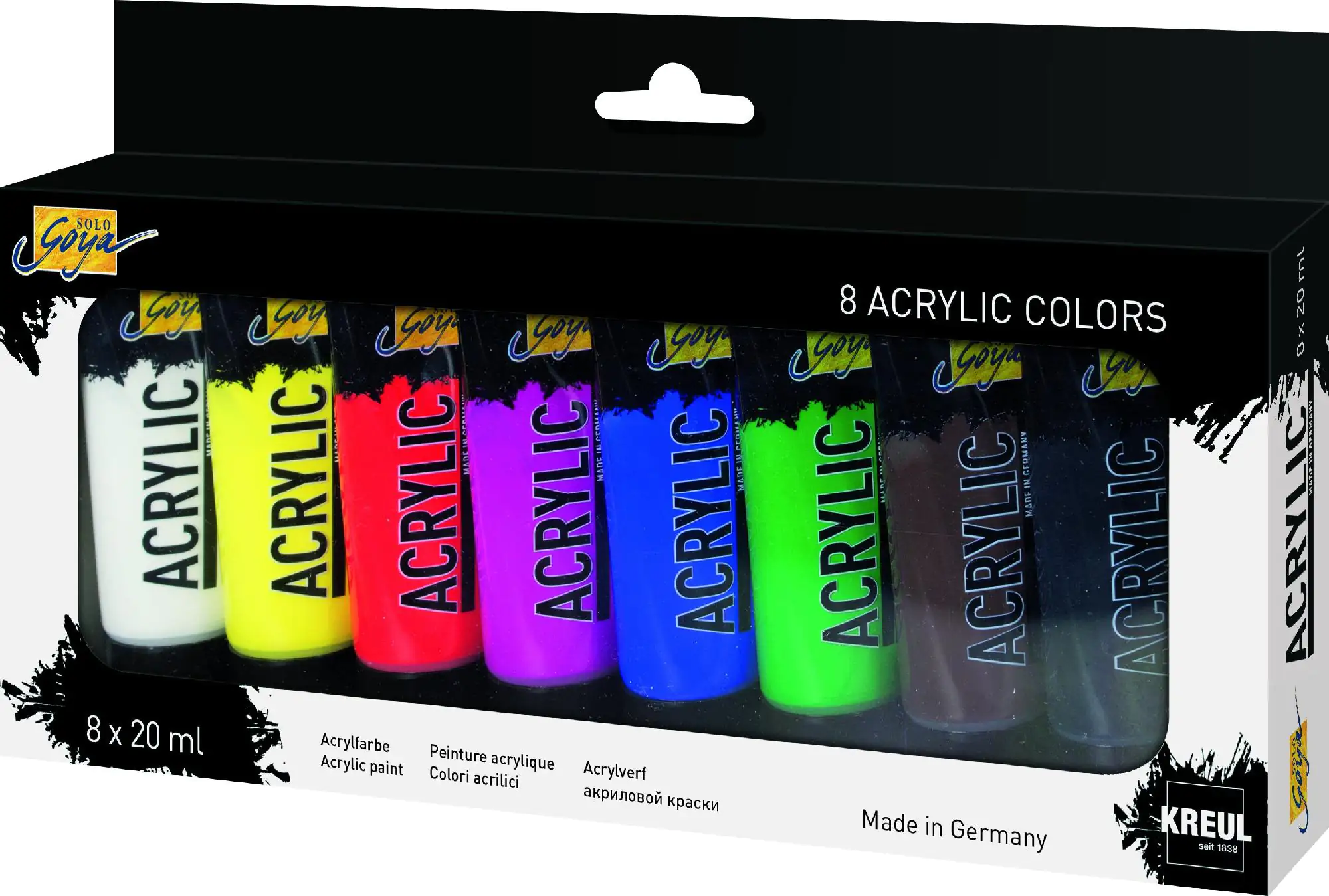 Kreul Acrylfarben Tuben 8 x 20 ml