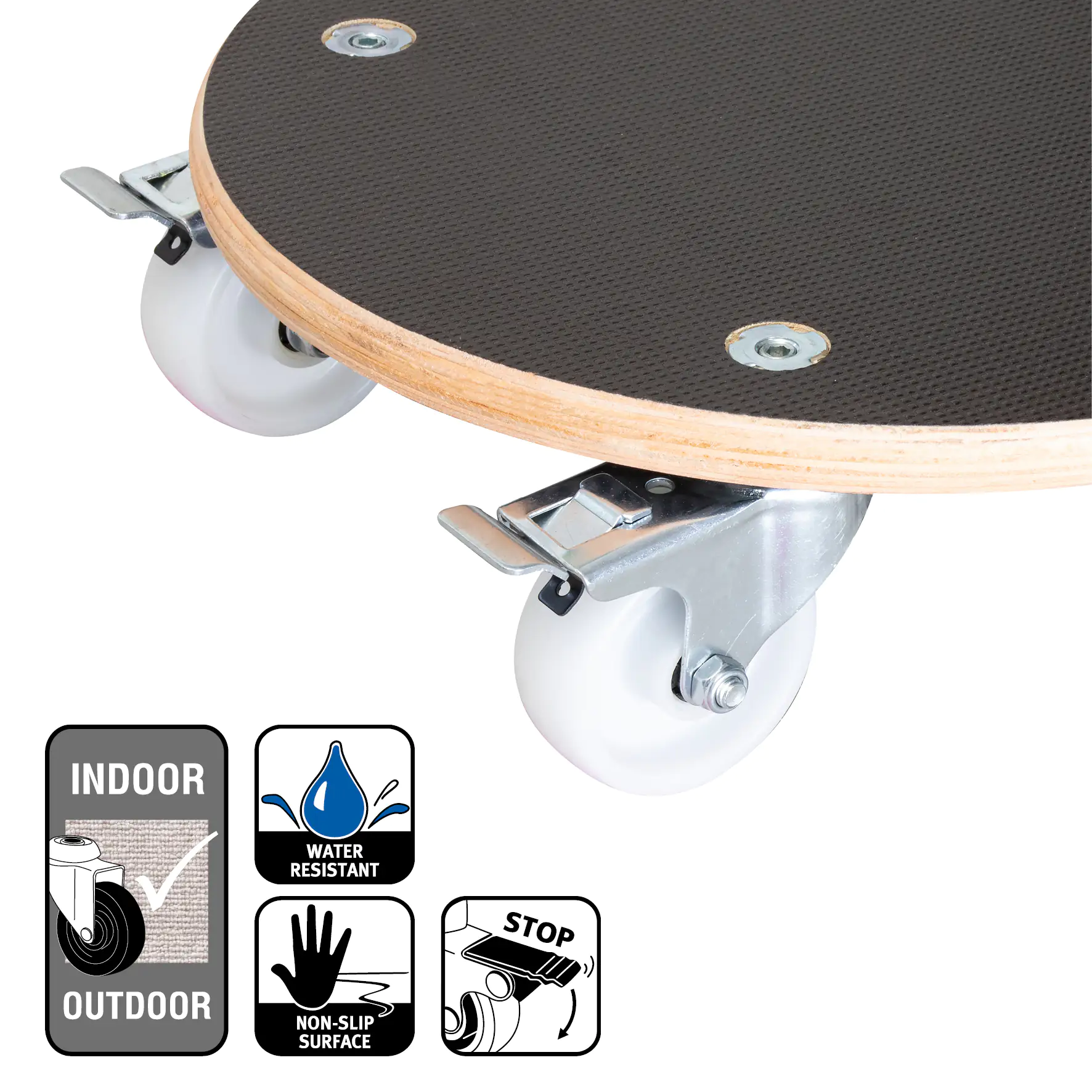 WAGNER Pflanzenroller Maxigrip rund Ø 38 cm Tragkraft bis max. 250 kg