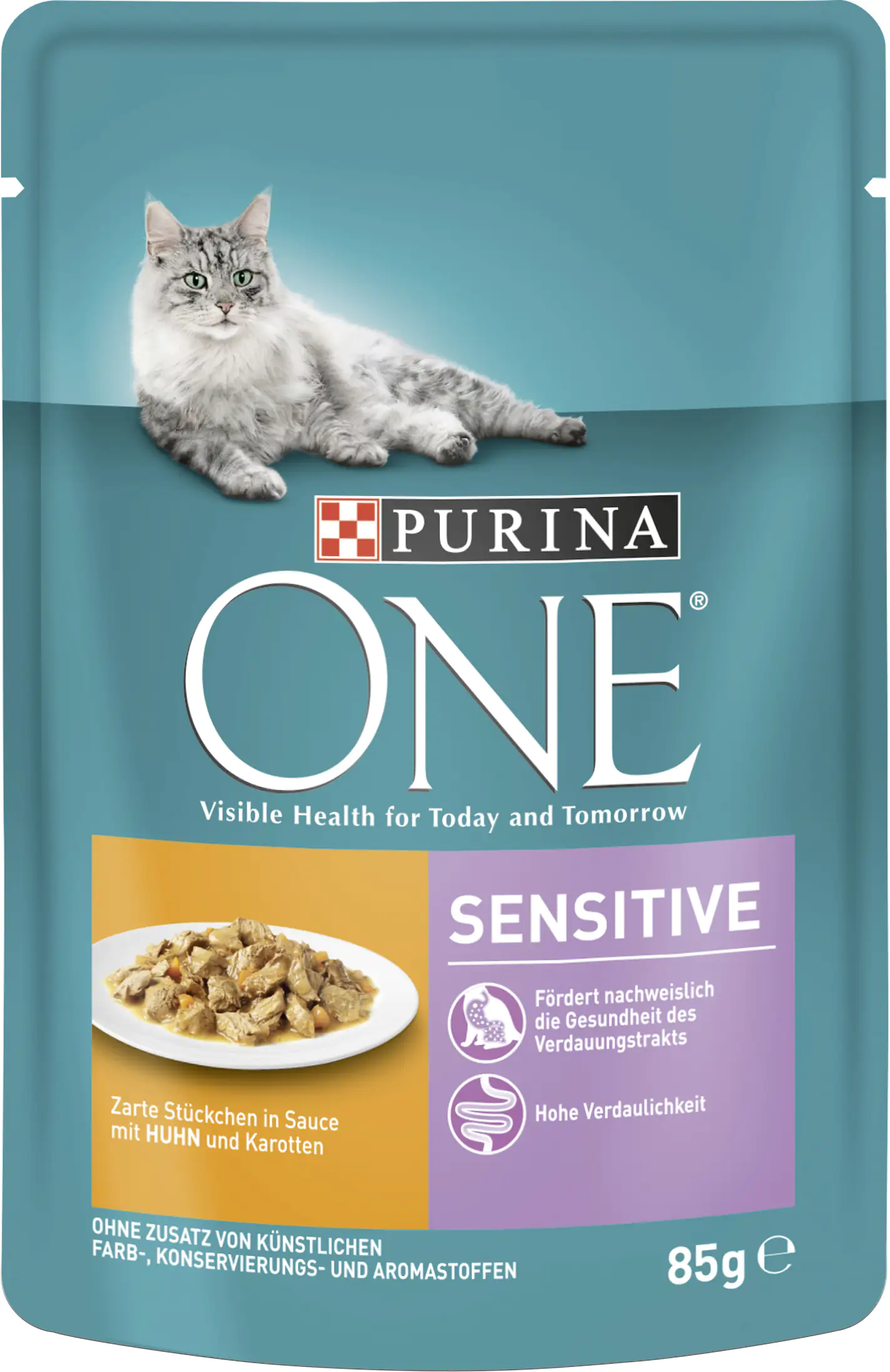 Purina ONE Sensitive Huhn Katzennassfutter 85 g Purina ONE Sensitive Huhn Katzennassfutter 85 g