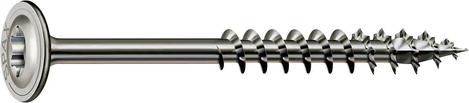 Spax Tellerkopfschrauben 8.0 x 100 mm TX 40 - 1 Stück Edelstahl