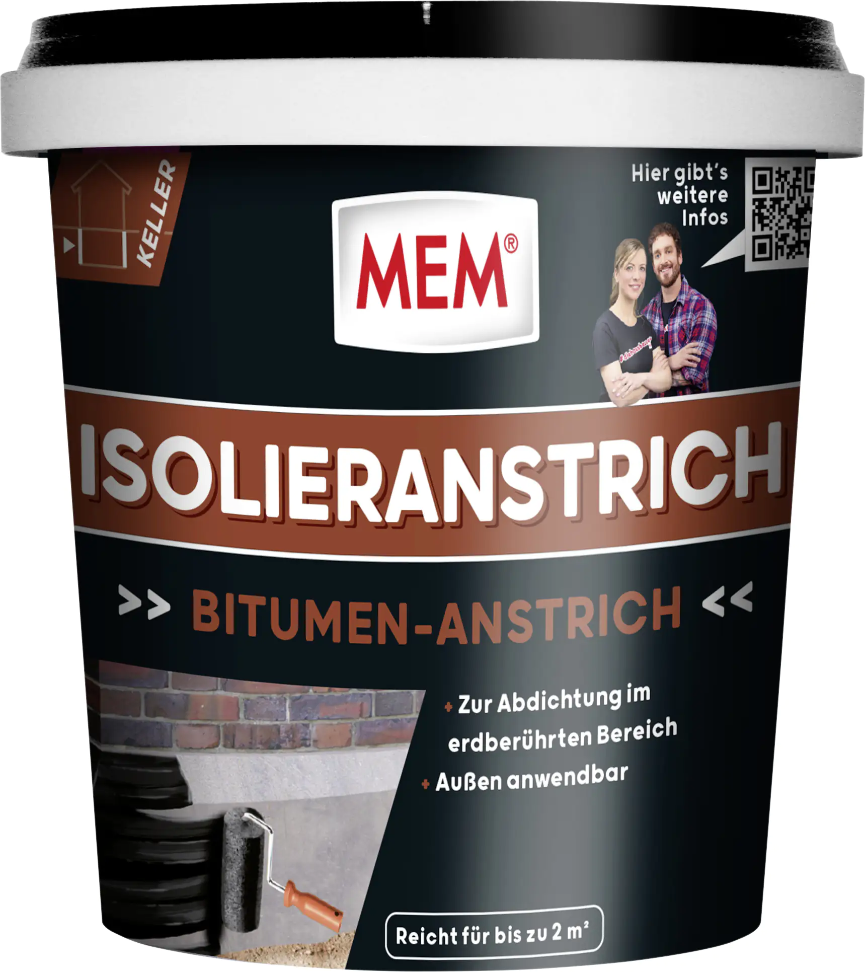 MEM Bitumen Isolieranstrich 1 l MEM Bitumen Isolieranstrich 1 l