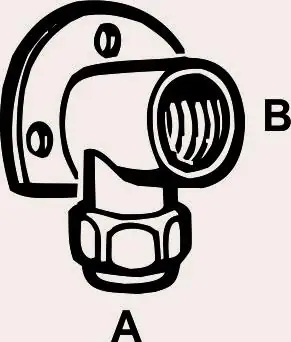 Klemmring Wandscheibe Ø 15 mm / IG 1/2"