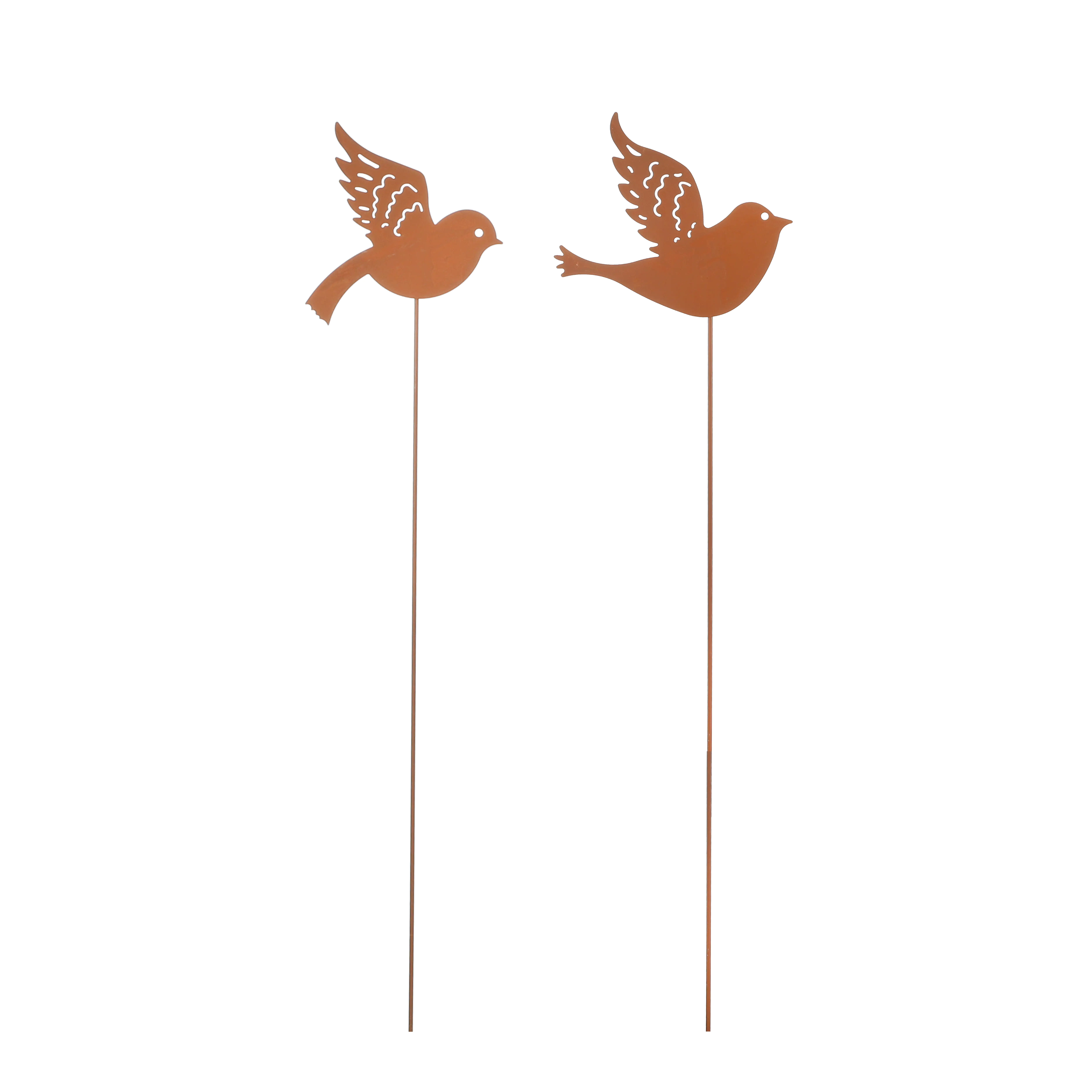 8718861488753 Mica Gartenstecker Vogel Rost 115 cm