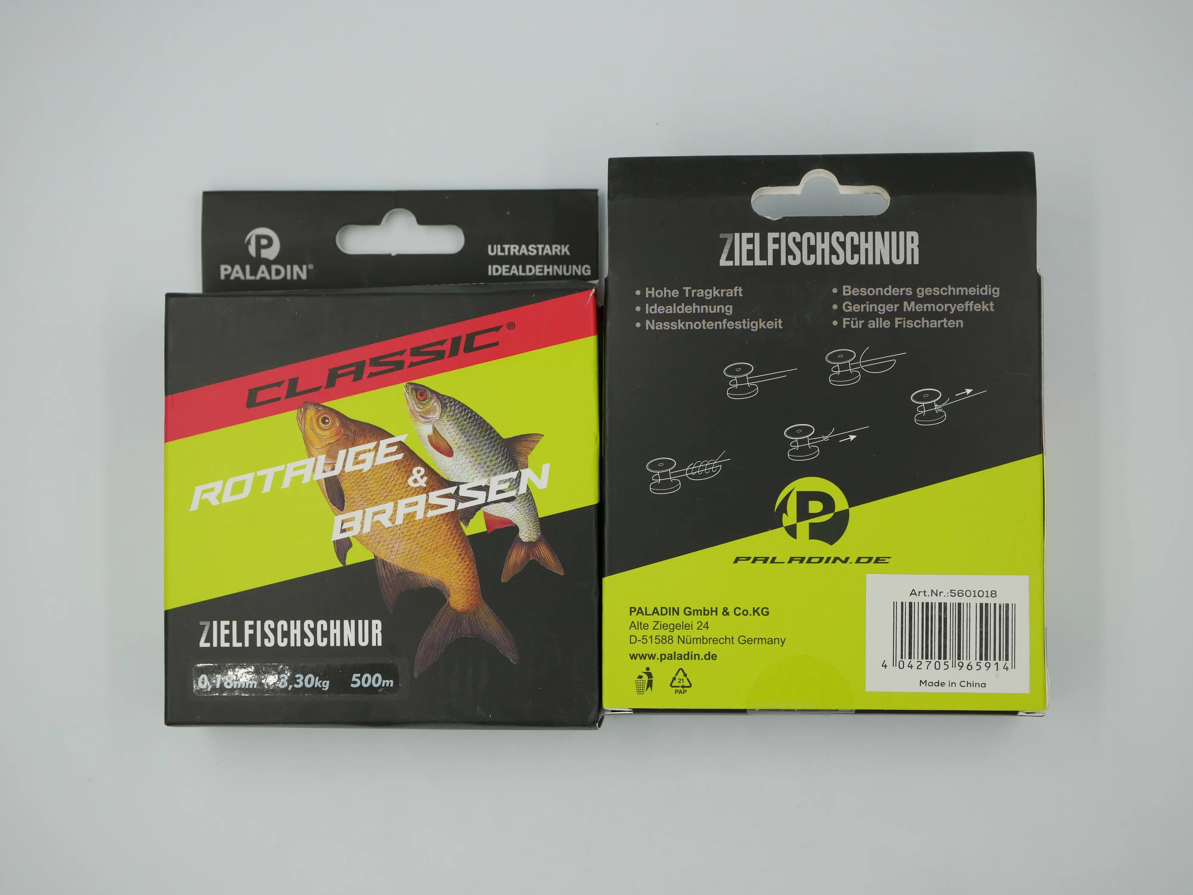 Paladin Angelschnur Rotauge Brasse 500 m 0,18 mm transparent