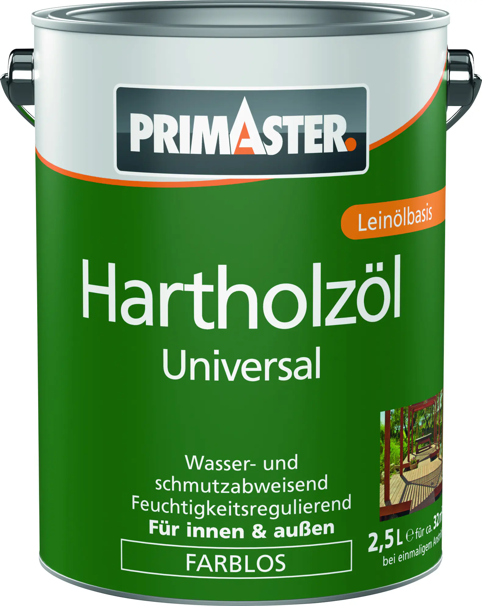 Primaster Hartholzöl Universal 2,5 L farblos