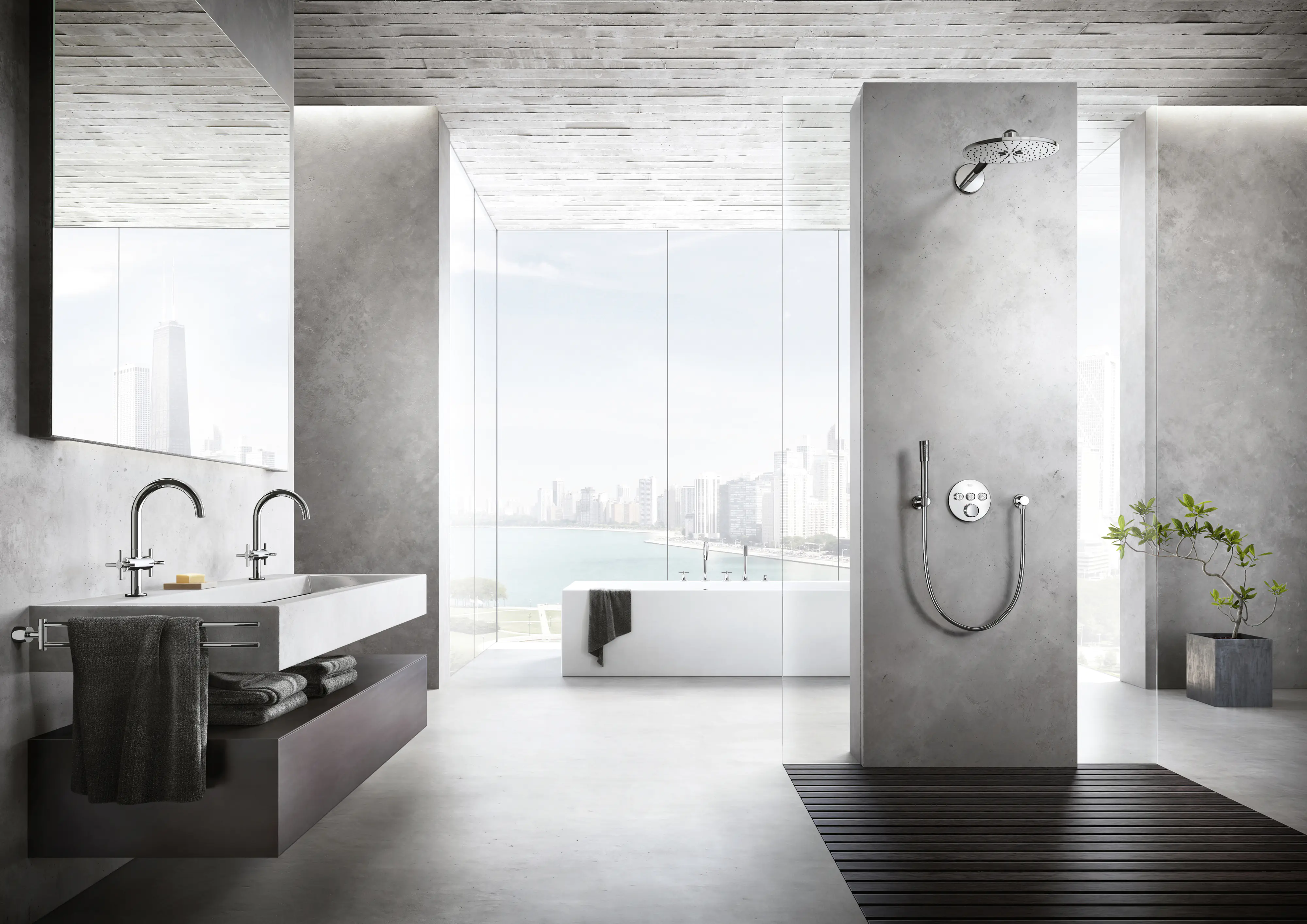 Grohe Grohtherm SmartControl Thermostat chrom Grohe Grohtherm SmartControl Thermostat chrom