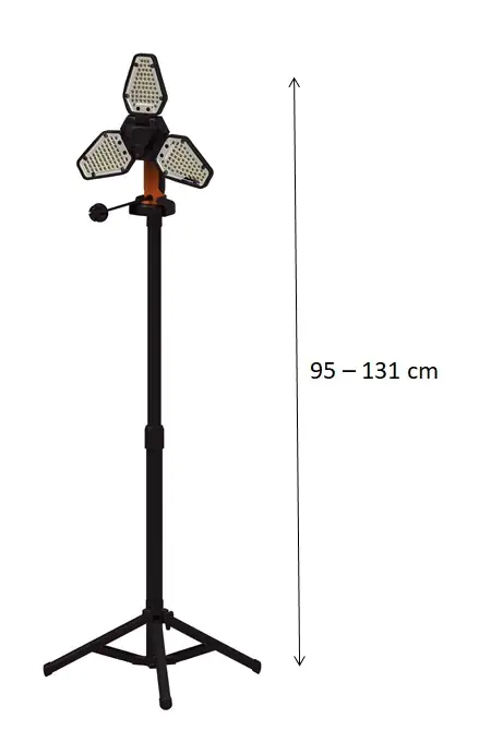 Primaster LED Fluter mit Stativ 3-flammig Primaster LED Fluter mit Stativ 3-flammig