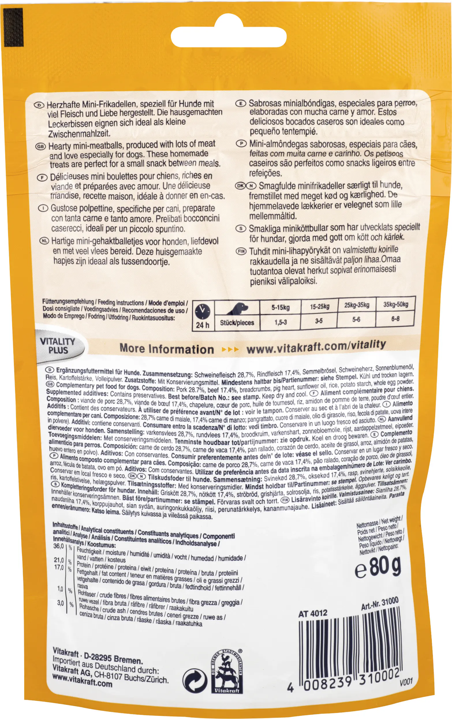 Vitakraft Meat Balls 80 g