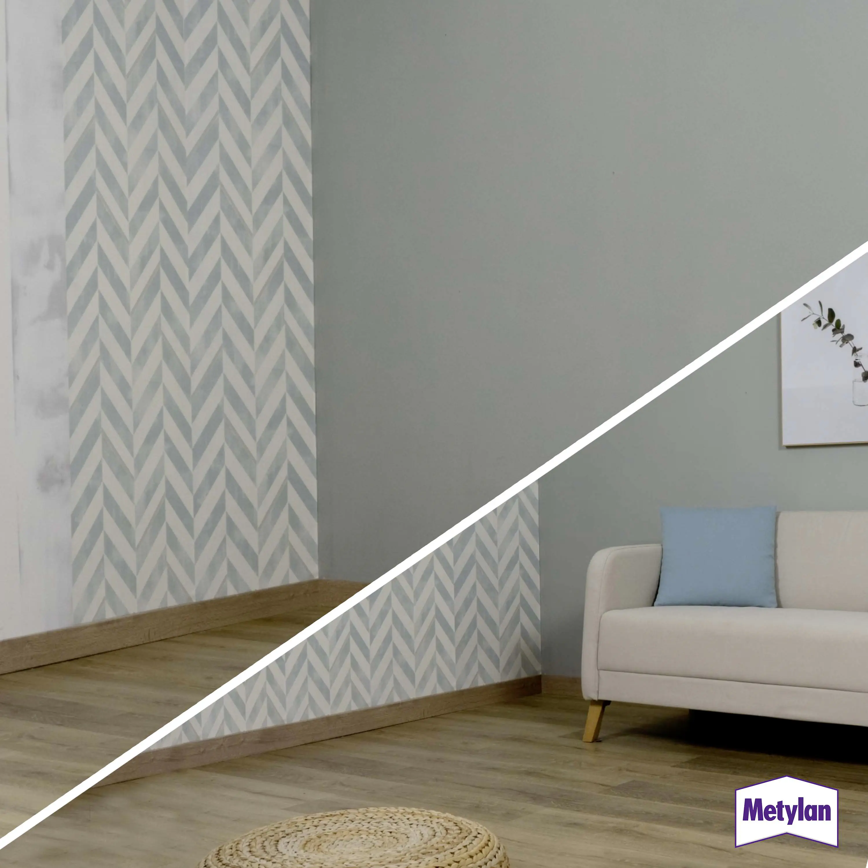 Metylan Vlies Tapetenkleister 180 g Paket, trocknet transparent