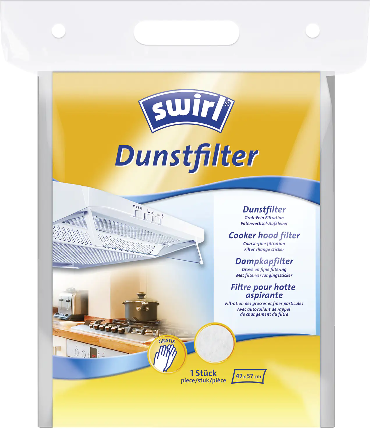 Swirl Dunstfilter Fettfilter für alle Dunstabzugshauben bis 60 cm