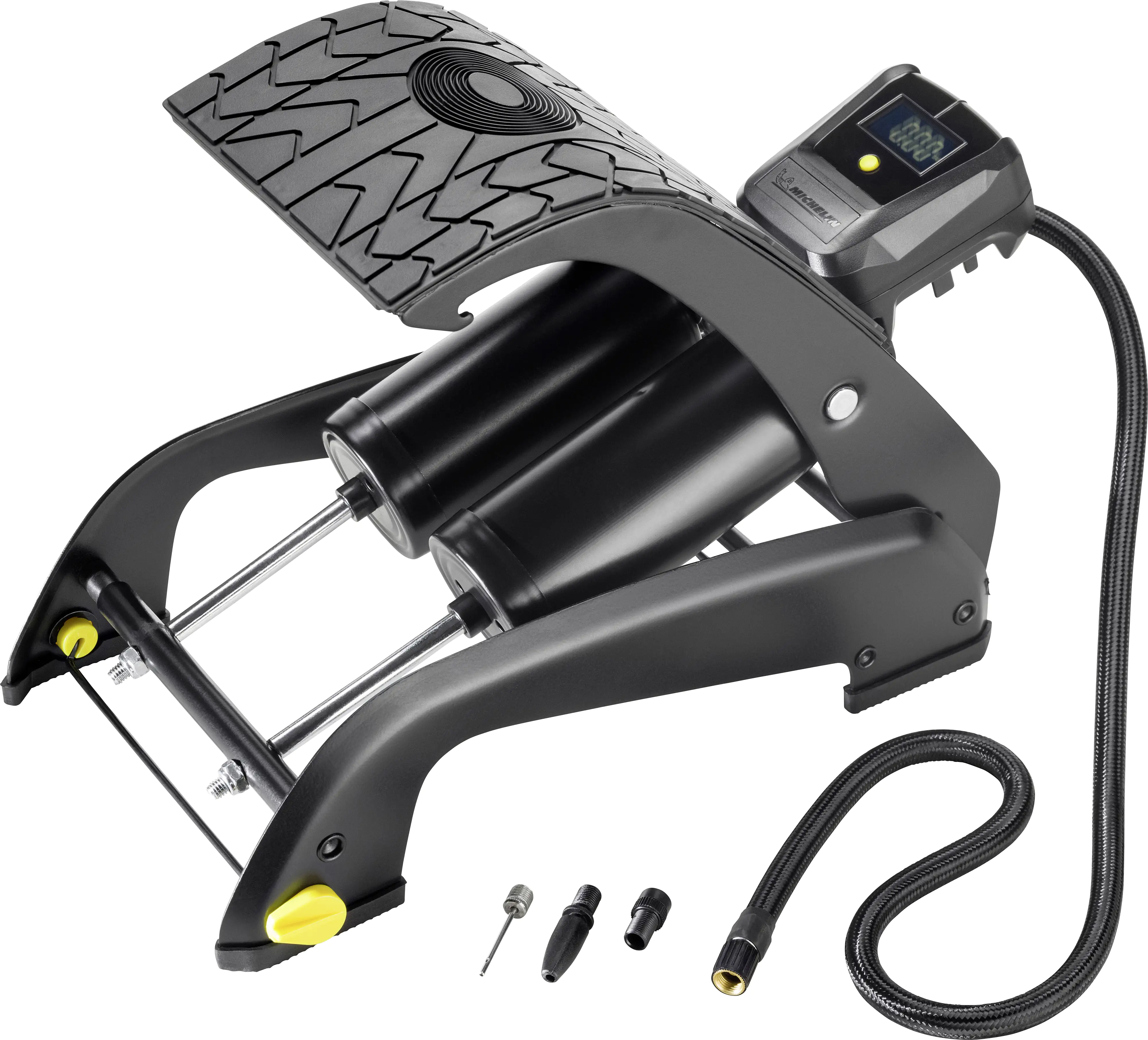 Michelin Doppelzylinder-Fußluftpumpe digital Michelin Doppelzylinder-Fußluftpumpe digital