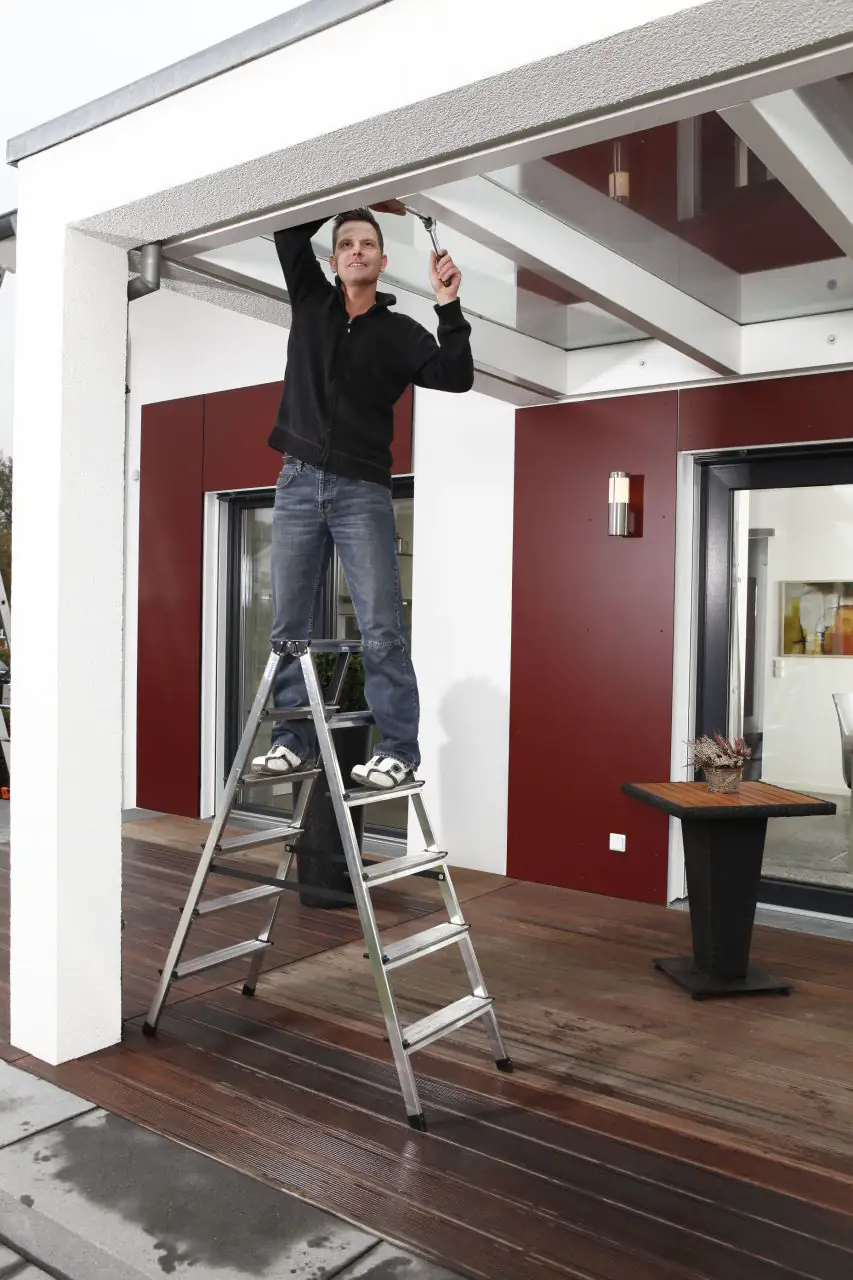 Krause Aluminium-Doppelleiter MONTO Dopplo 2,85 m