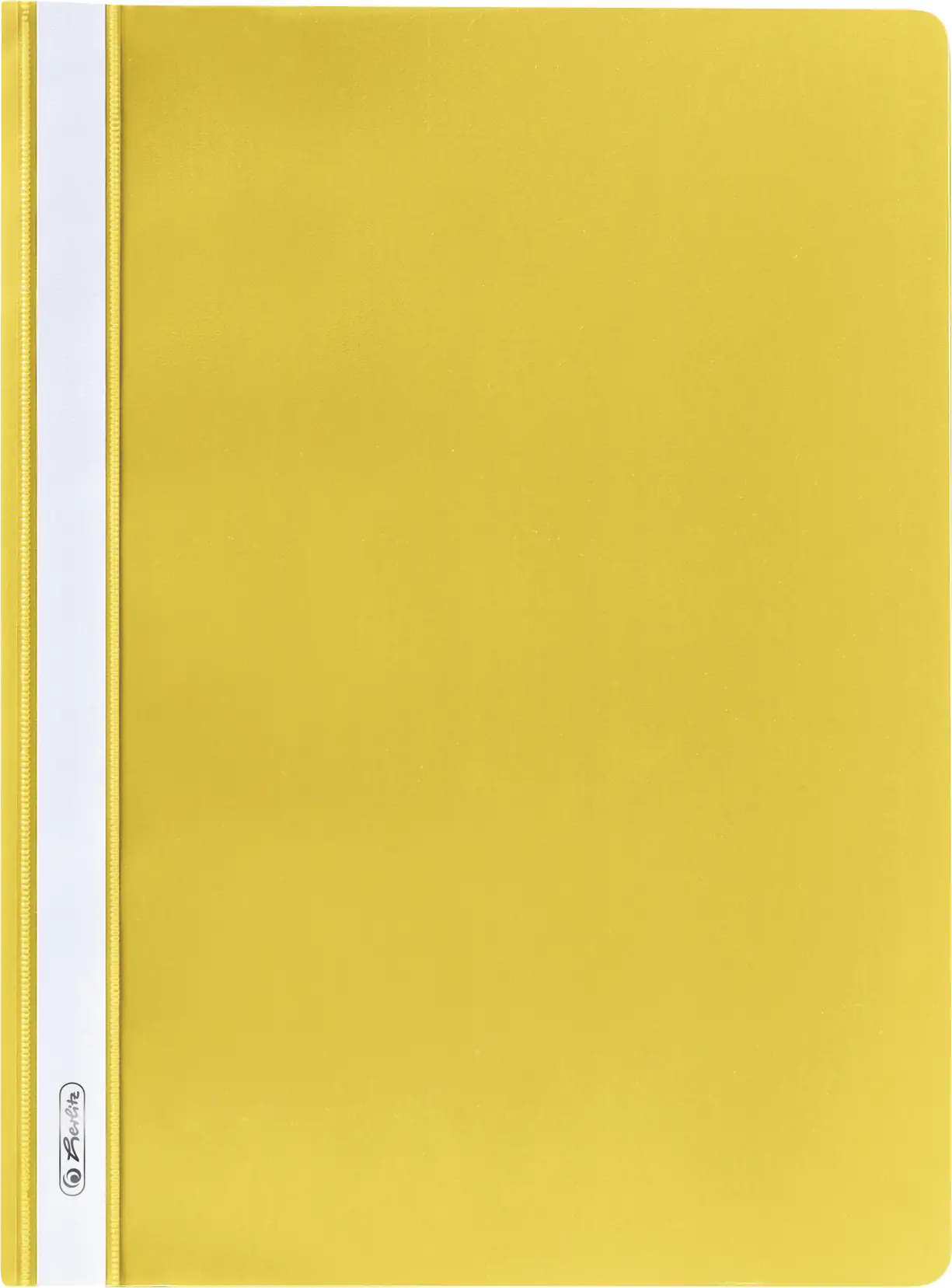 herlitz Schnellhefter A4 PP transparenter Vorderdeckel gelb