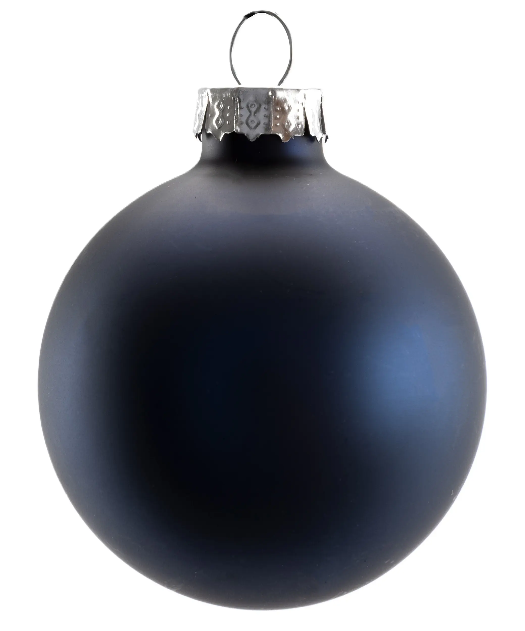 TrendLine Weihnachtskugeln aus Glas Ø 6 cm nachtblau 20 Stück
