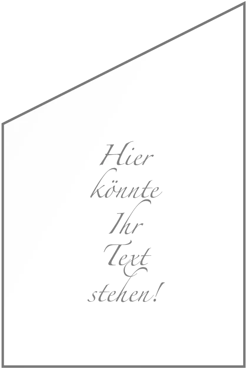 Ambiente Glaszaun Dekor Logo schräg 120 x 120/180 cm gehärtetes 8 mm Glas