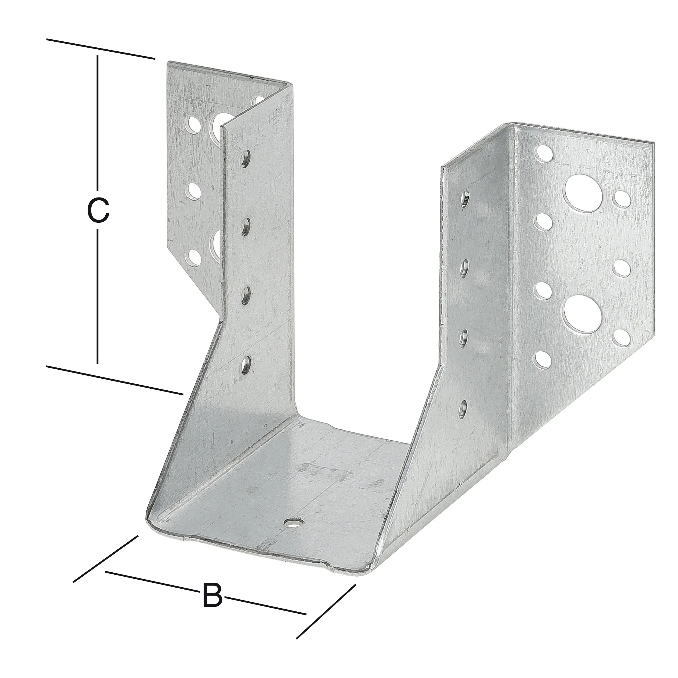 Vormann Balkenschuhe Typ A sendzimir verzinkt 50 x 100 mm