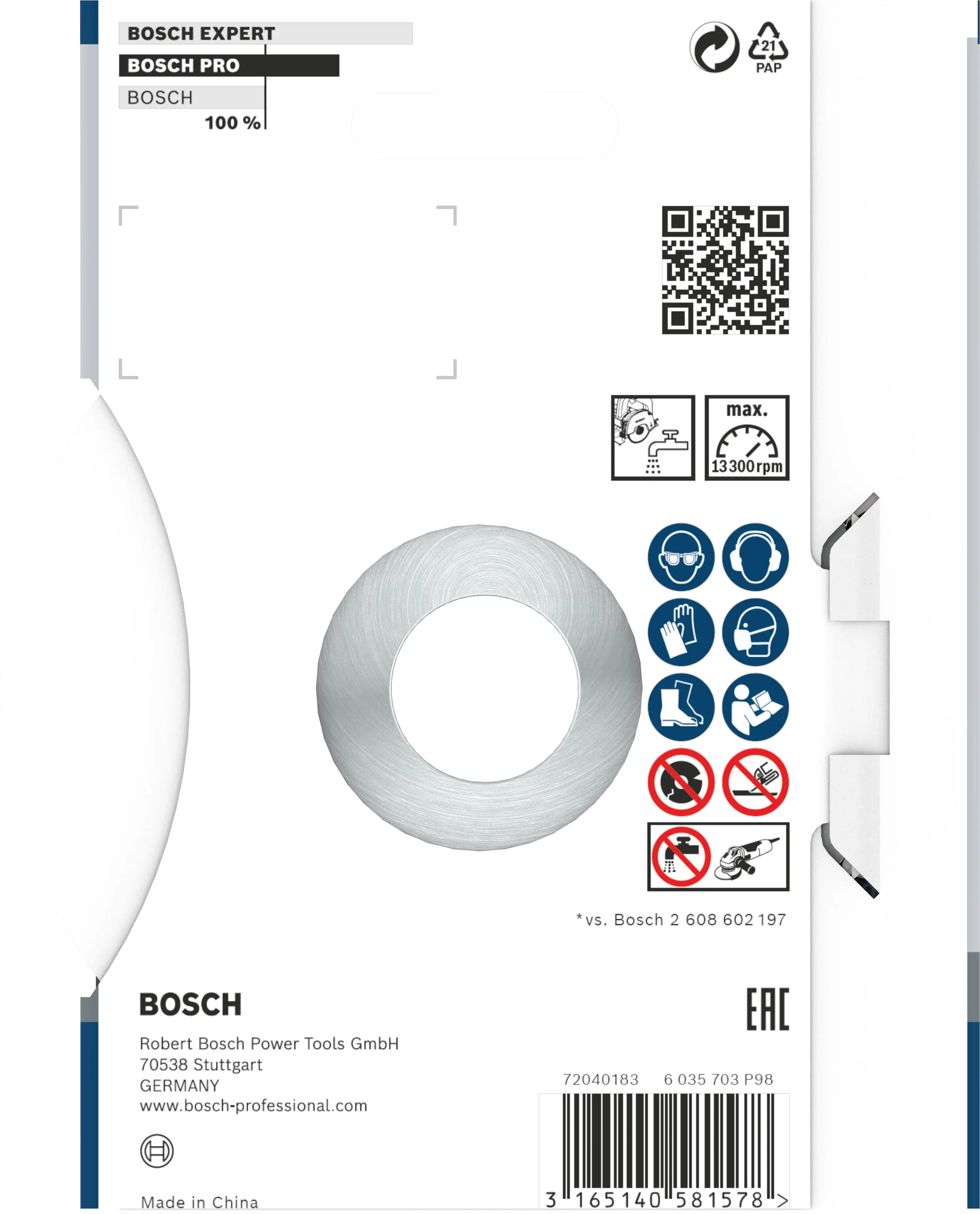 Bosch PRO Concrete Diamanttrennscheibe, 115 x 22,23 mm Bosch PRO Concrete Diamanttrennscheibe, 115 x 22,23 mm