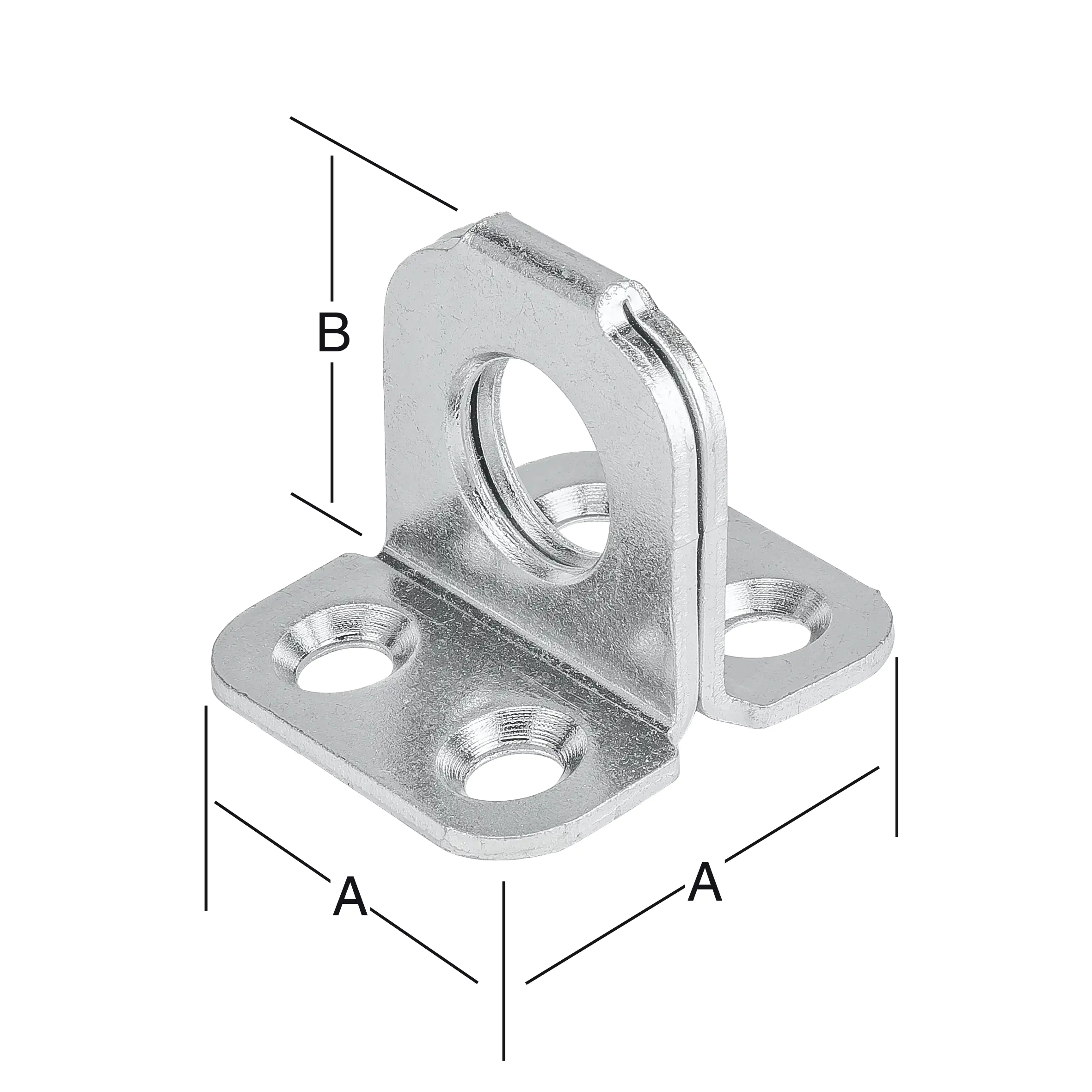 Vormann Ösenplatten verzinkt 45 x 42 mm