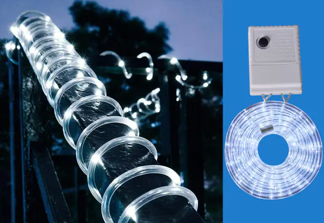 TrendLine LED-Lichterschlauch Maxi Außen 10 m warmweiß-kaltweiß mit Timer, 8 Lichteffekten TrendLine LED-Lichterschlauch Maxi Außen 10 m warmweiß-kaltweiß mit Timer, 8 Lichteffekten