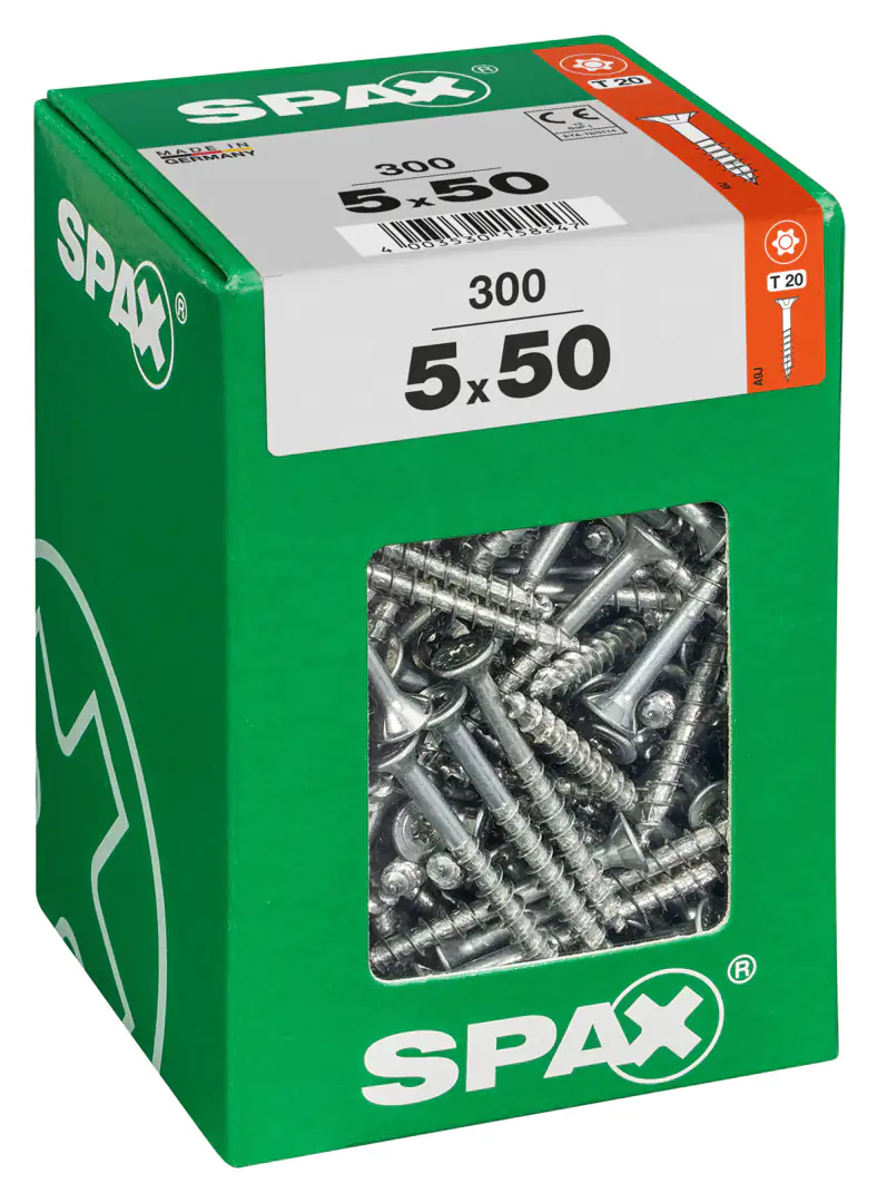 Spax Universalschrauben 5.0 x 50 mm TX 20 - 300 Stk.