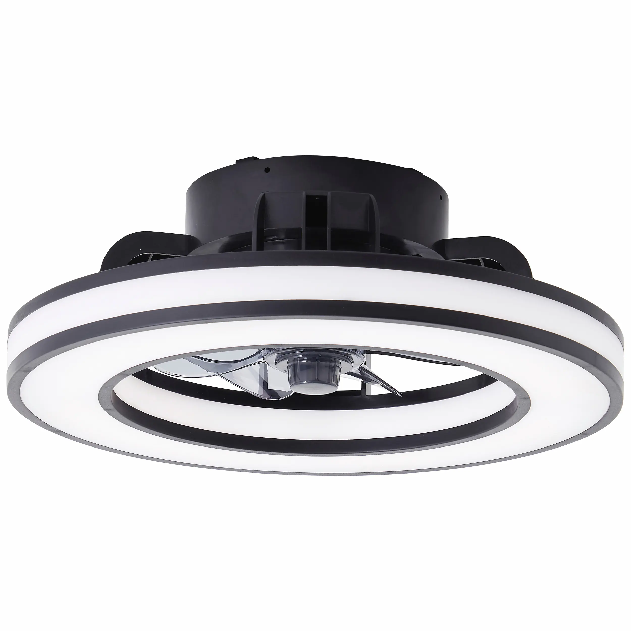 Brilliant LED Deckenleuchte mit Ventilator Mondello Ø 42 cm 26 W schwarz Brilliant LED Deckenleuchte mit Ventilator Mondello Ø 42 cm 26 W schwarz