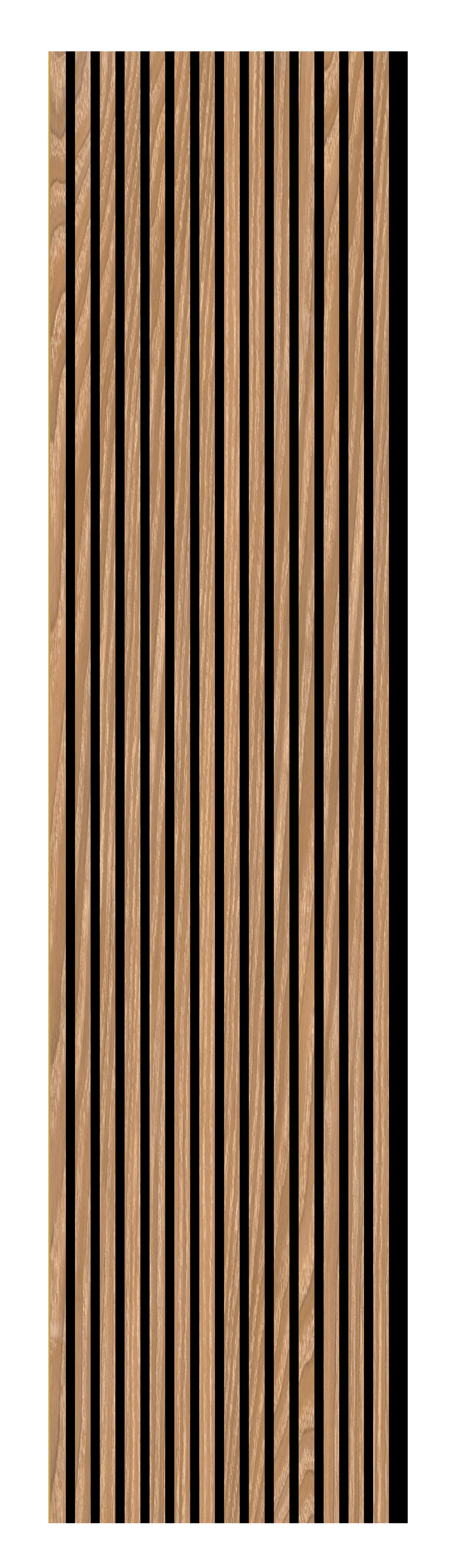 Neuhofer Akustikpaneel Eiche foliert 240 x 56,5 x 1,7 cm braun