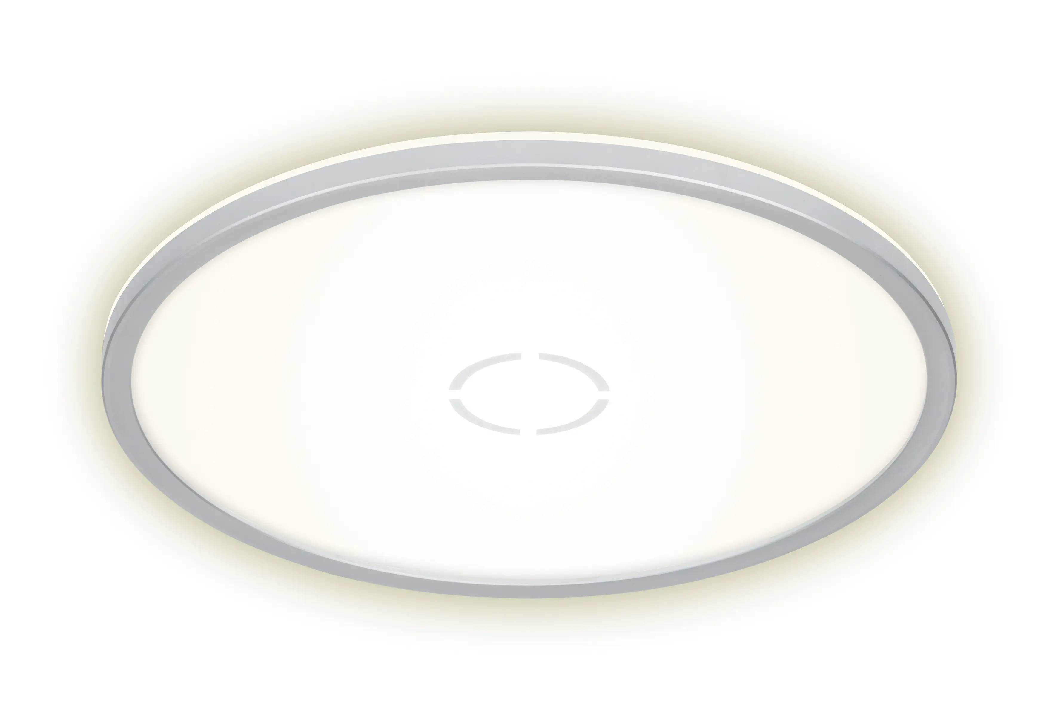 Briloner Slim LED Panel Free silber Ø 42 cm mit Backlight-Effekt Briloner Slim LED Panel Free silber Ø 42 cm mit Backlight-Effekt