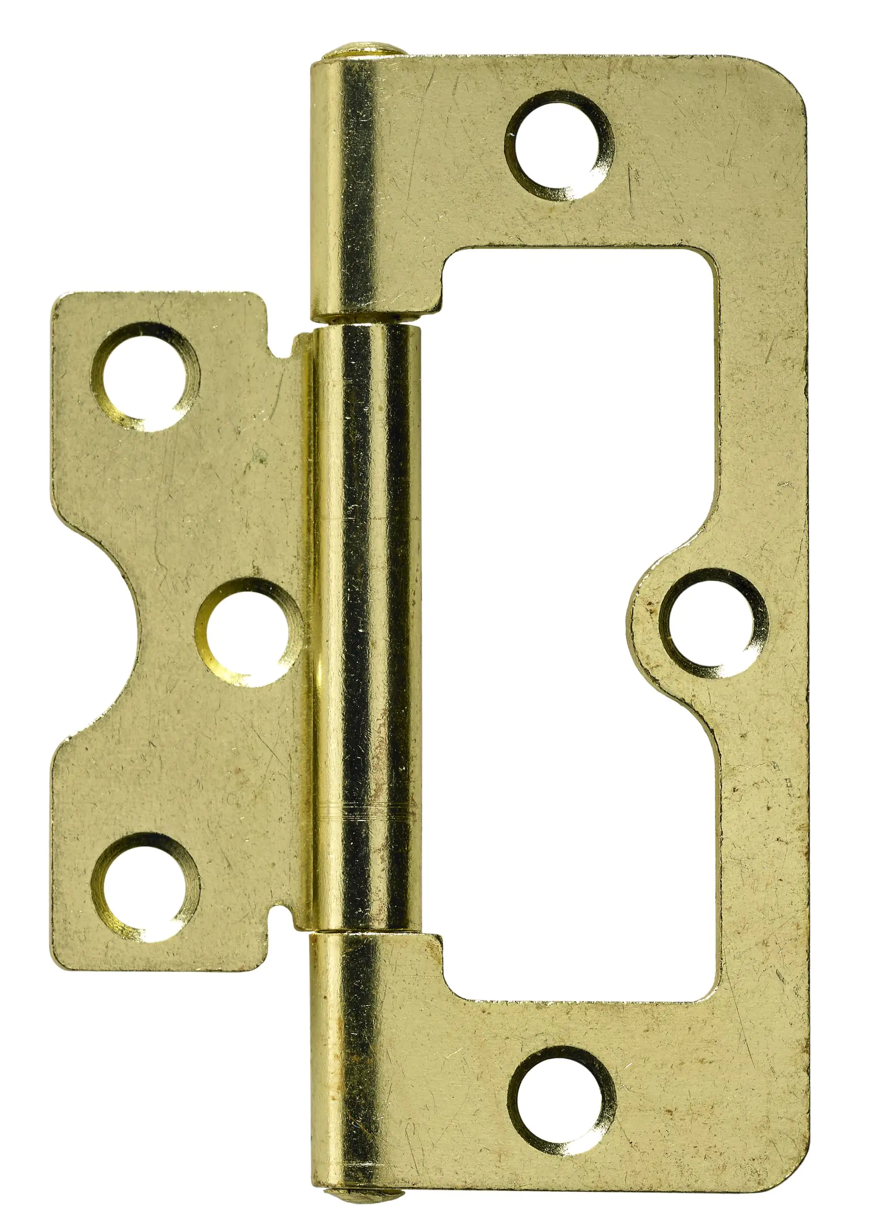 Hettich Lamellentürscharnier 63 x 25 mm, vermessingt, 2 Stück