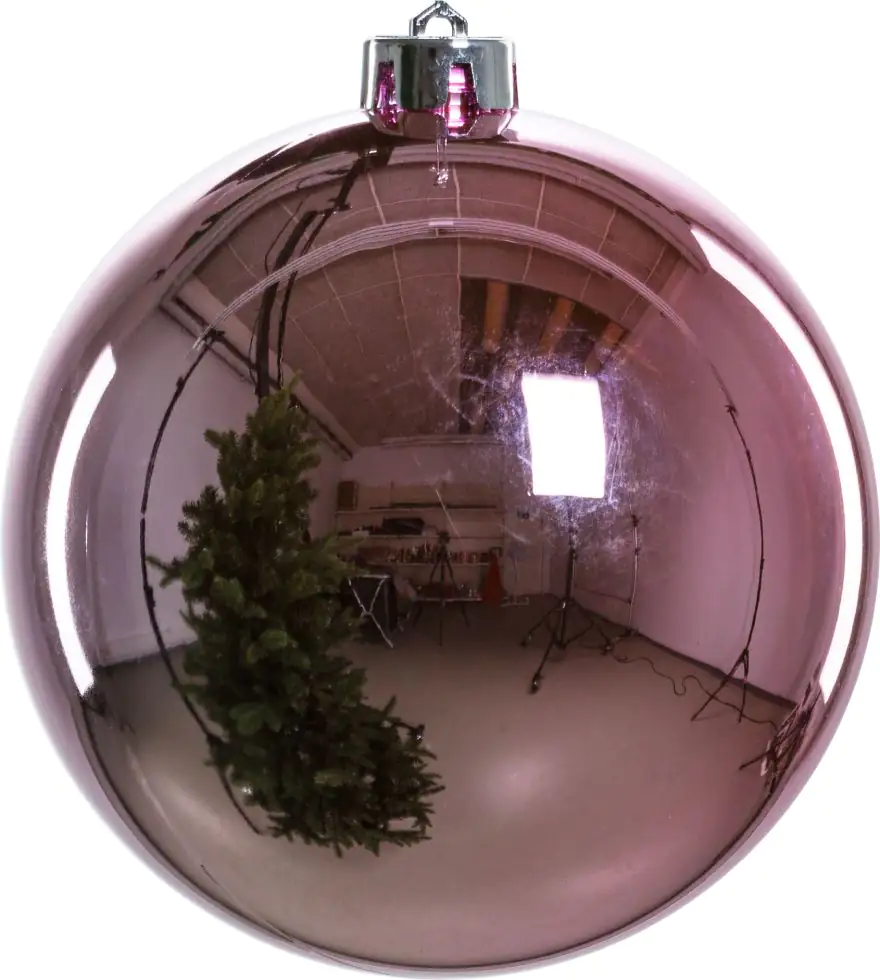 TrendLine Weihnachtskugel bruchfest, langlebig Ø 20 cm rosé 1 Stück
