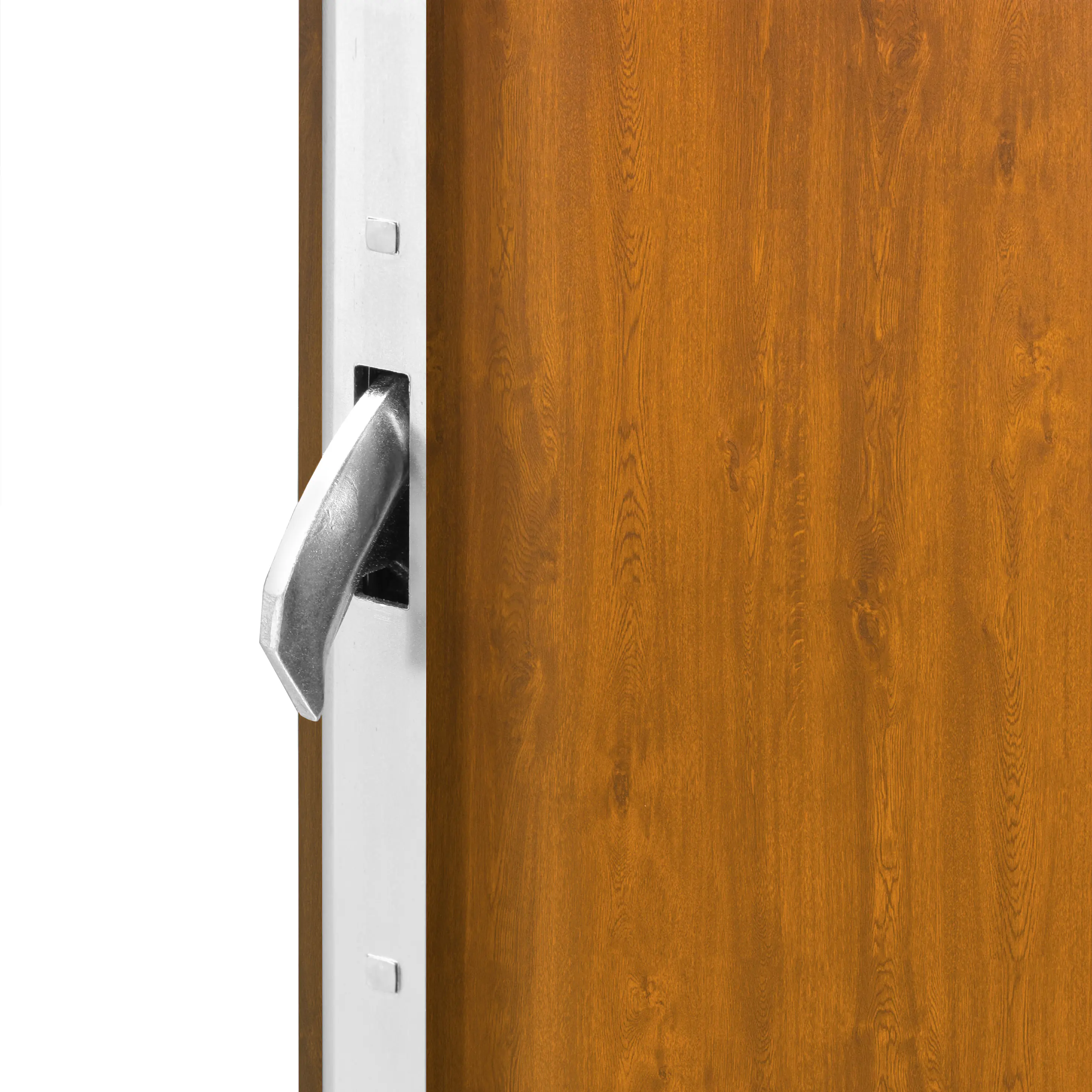 Splendoor Haustür Passivedoor Premium B06 Golden Oak DIN Links 100 x 210 cm