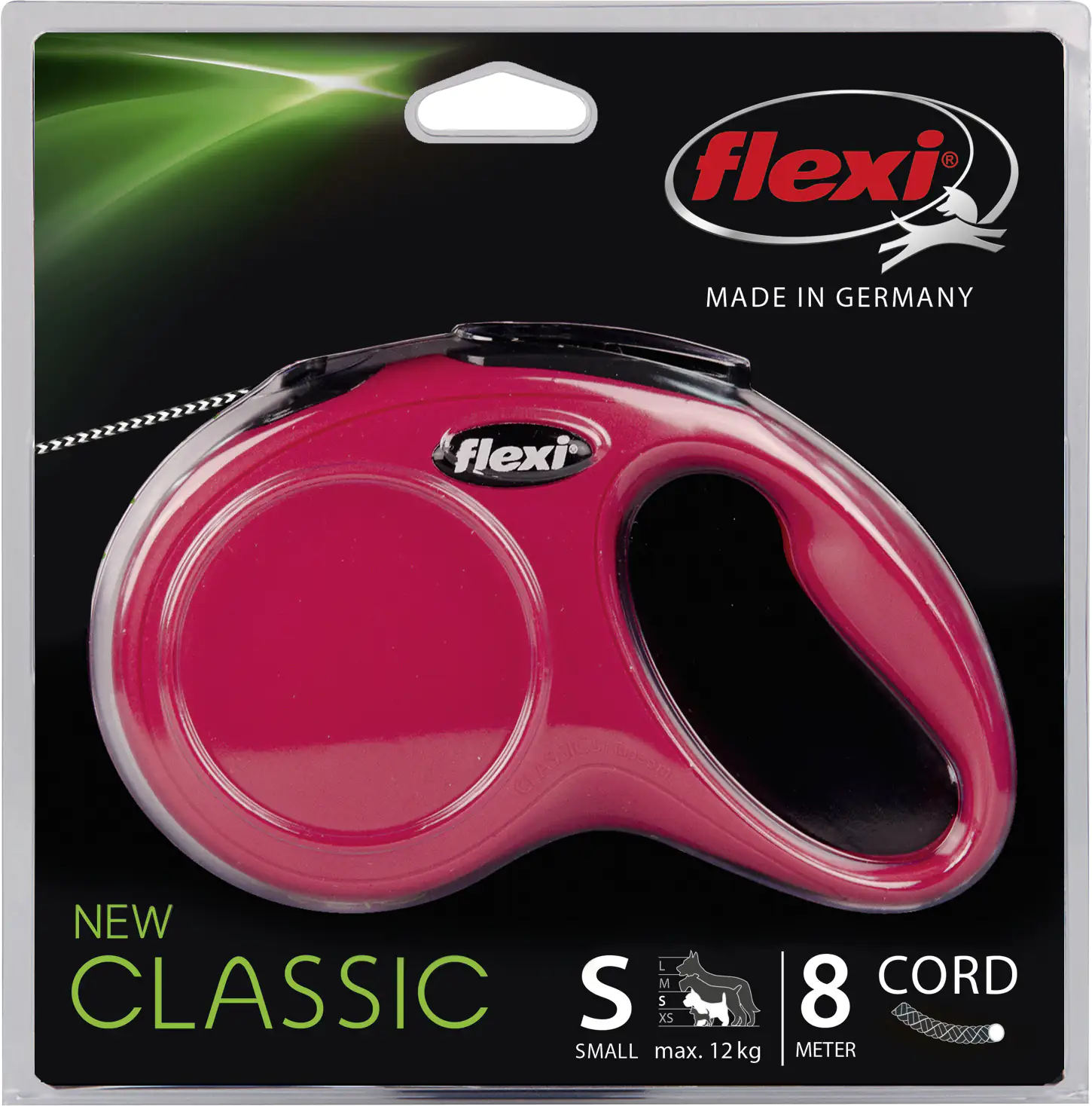 4000498022702_1188410 Flexi Hundeleine New Classic S rot, Seil