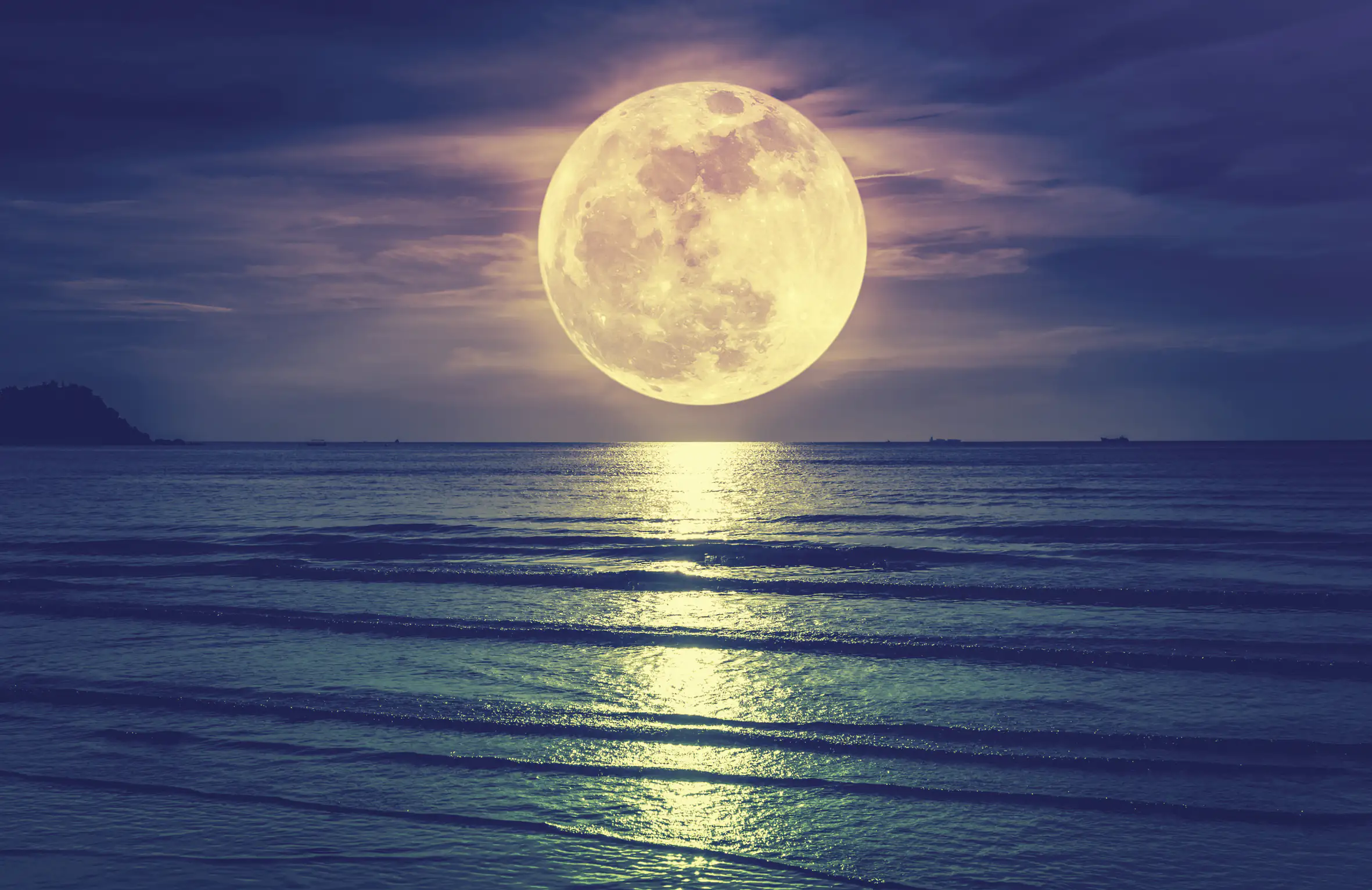 Deco-Panel Bild - Ocean Moon 90 x 58 cm