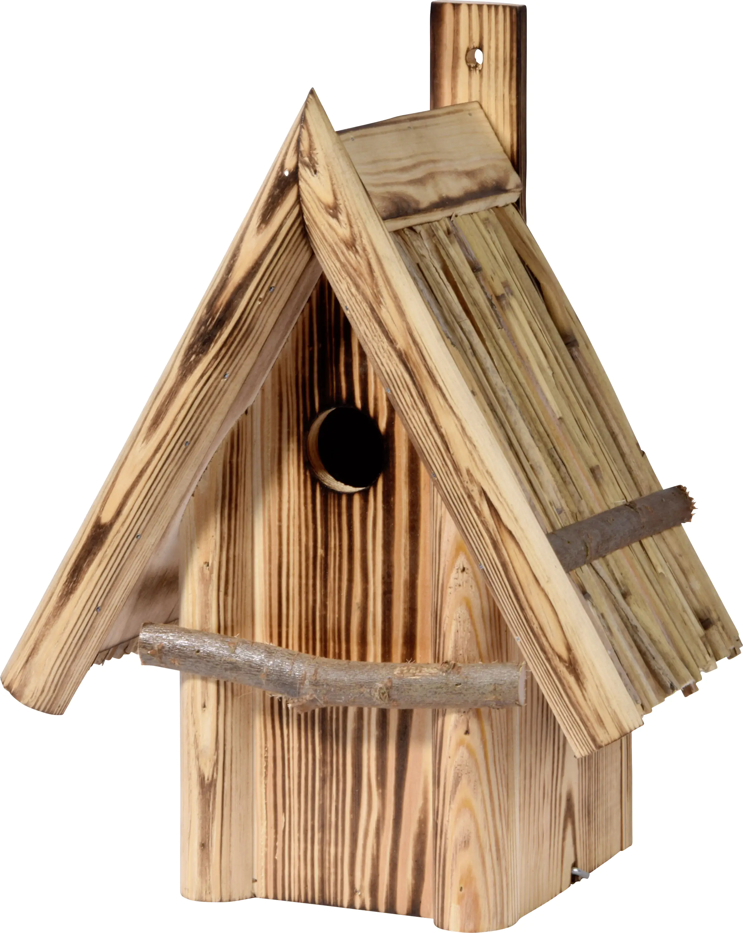 Dobar Nistkasten Kiefernholz geflammt LxBxH: 26x19x33 cm Dobar Nistkasten Kiefernholz geflammt LxBxH: 26x19x33 cm