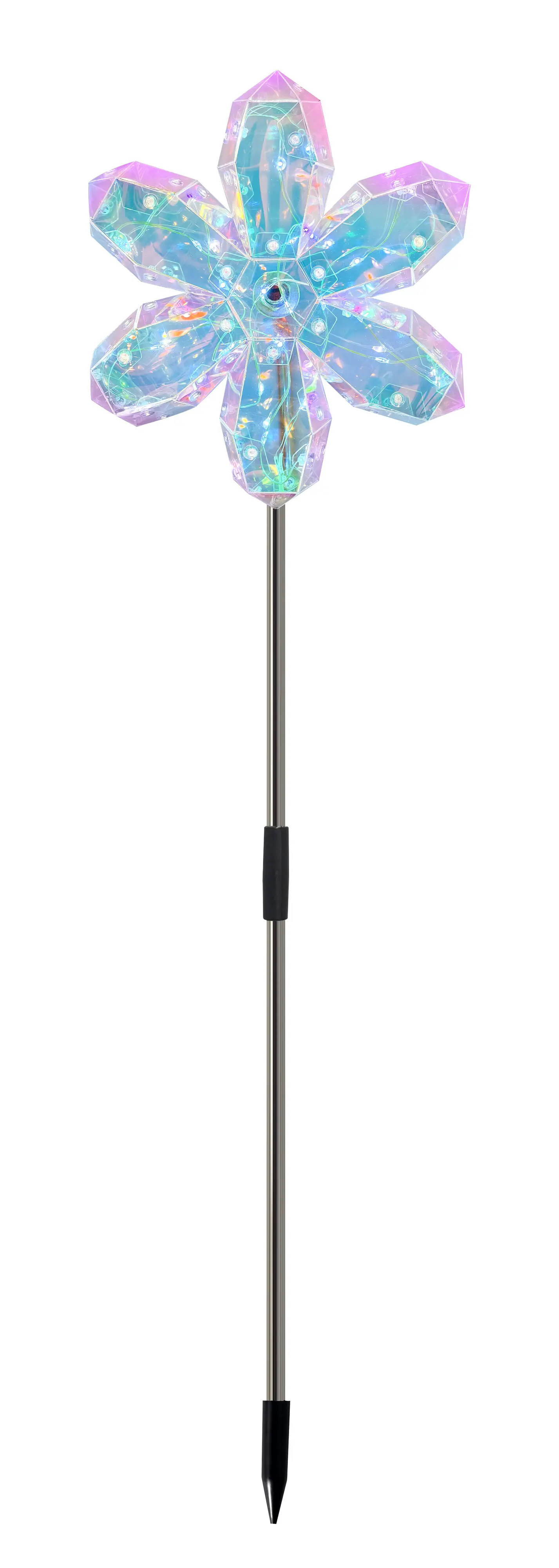 TrendLine LED Stecker Blume 30 LED 19 x 63 cm weiß