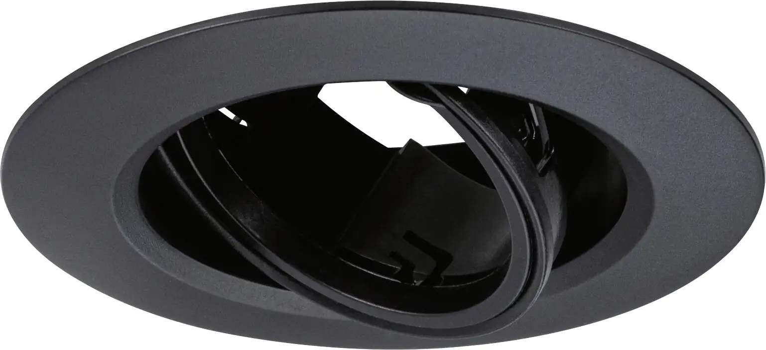 Paulmann LED Einbauleuchte 3er-Set schwarz schwenkbar Ø 9 cm   